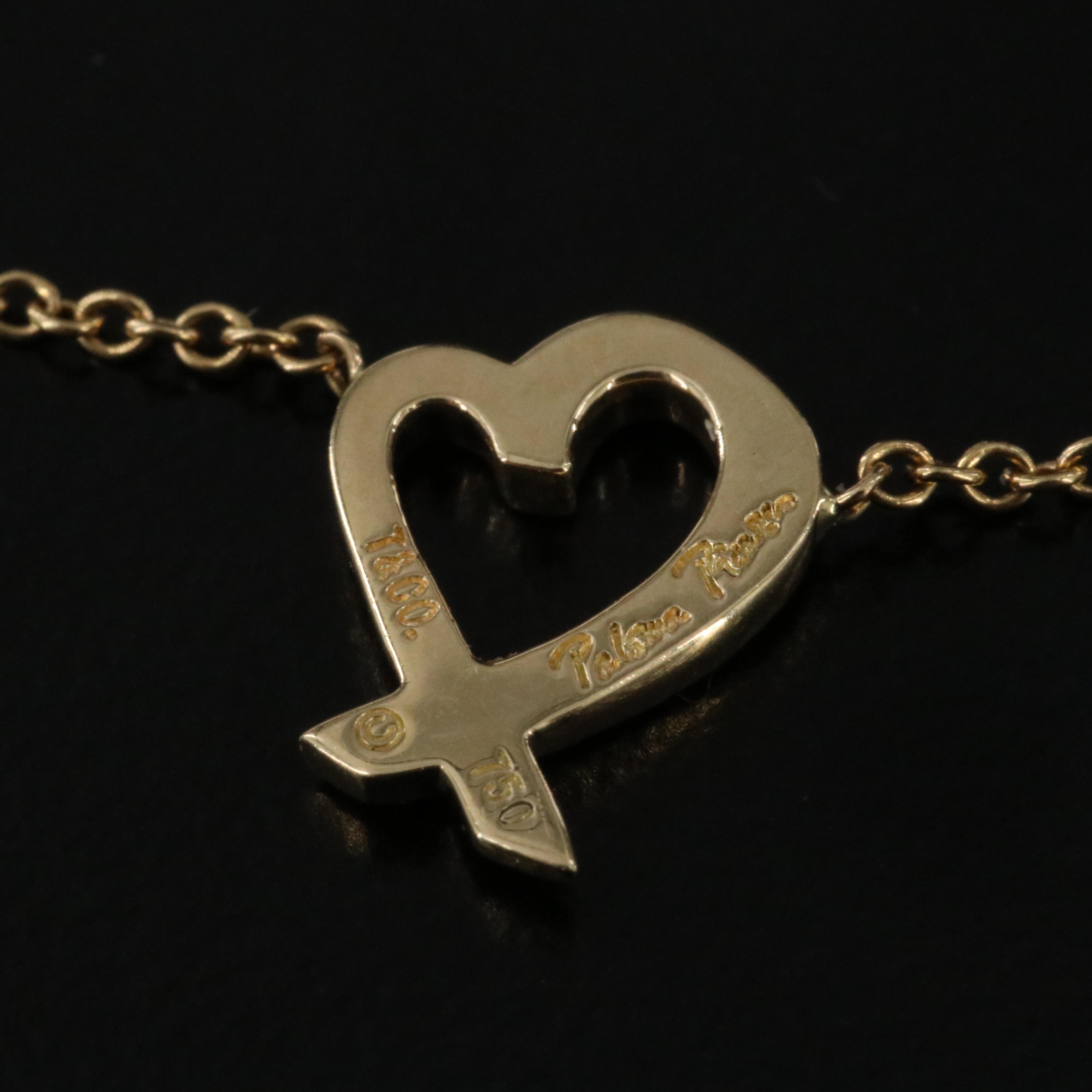 Paloma Picasso for Tiffany & Co. 18K Loving Heart Necklace
