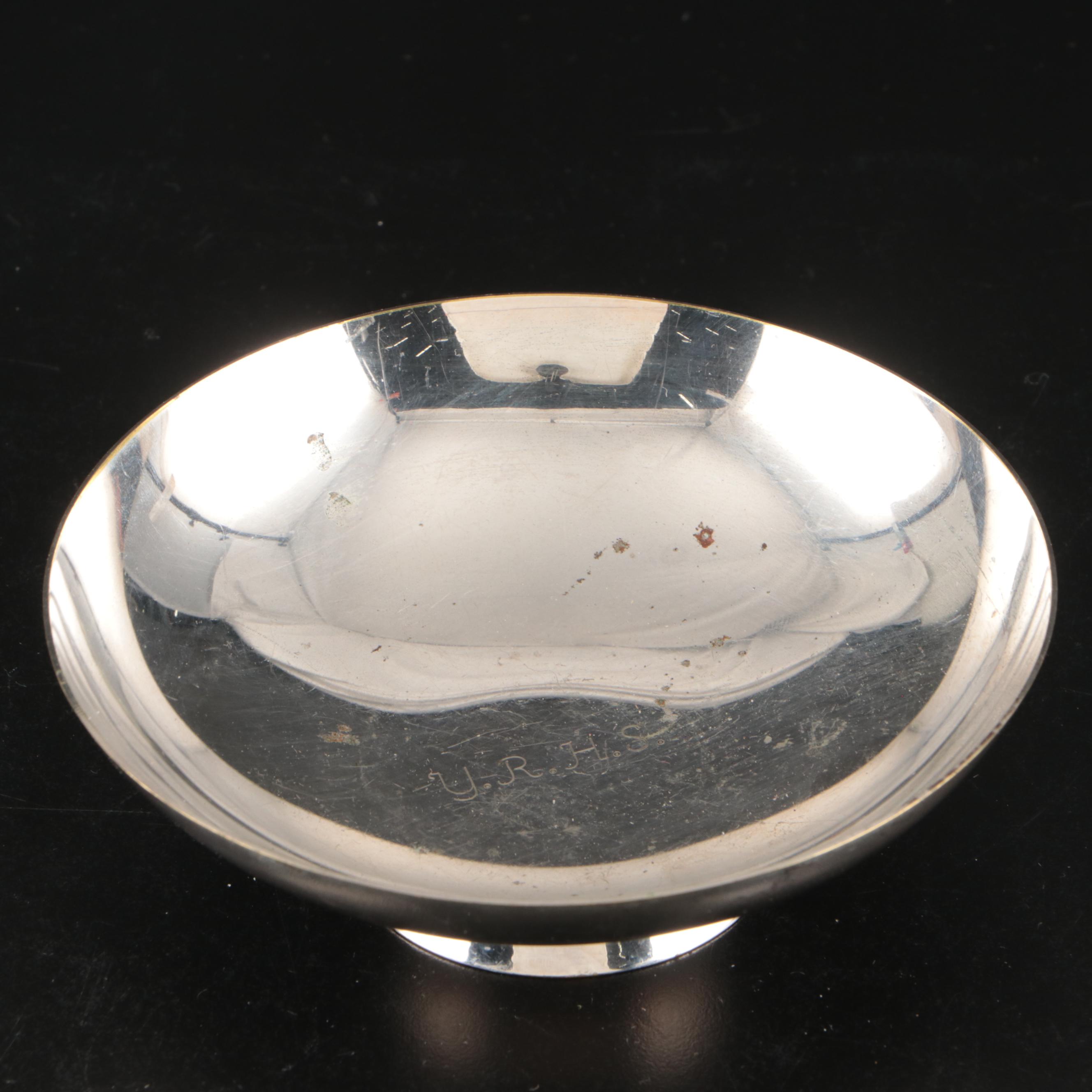 Wallace Sterling Plate, Sheridan Silver Plate Tray, and More Serveware