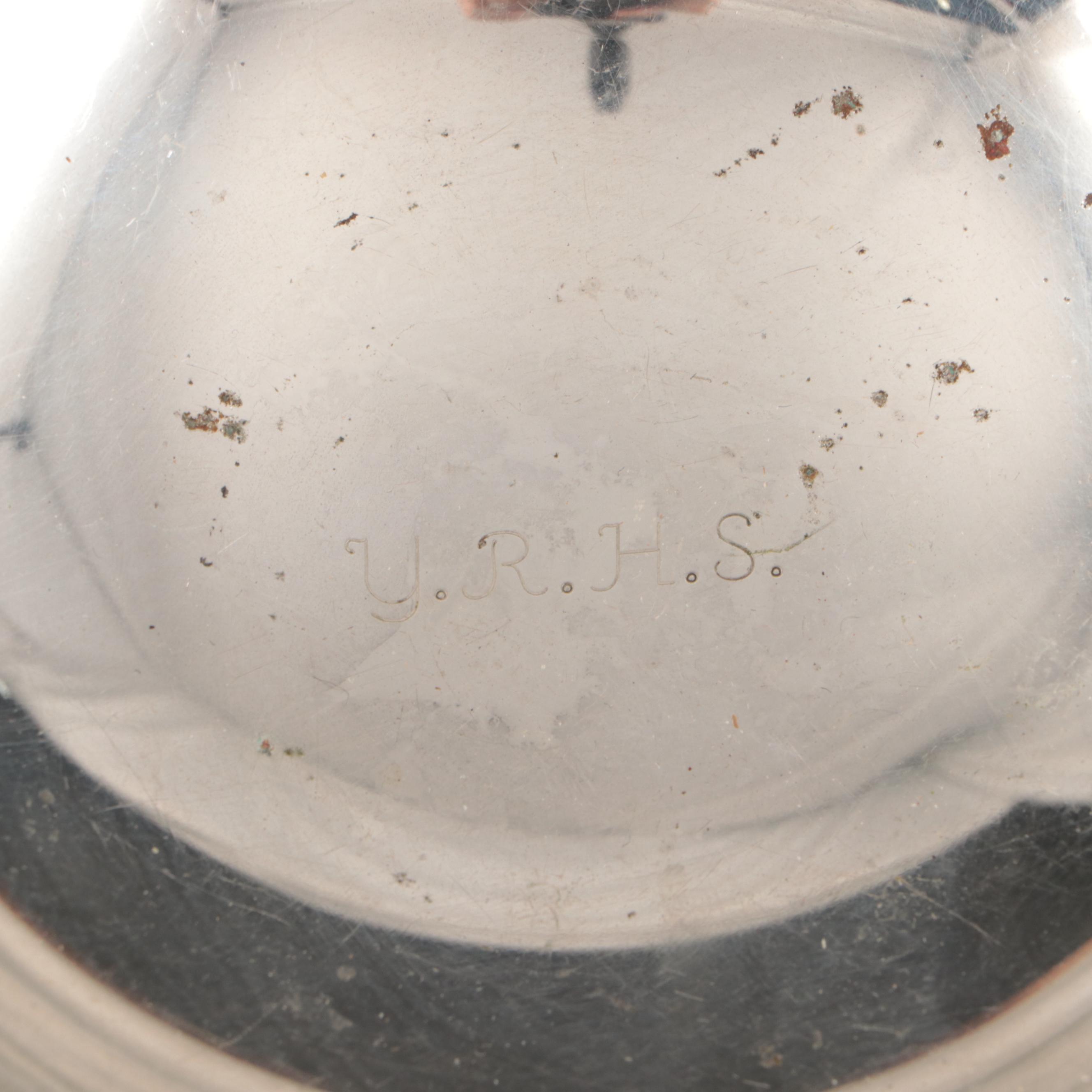 Wallace Sterling Plate, Sheridan Silver Plate Tray, and More Serveware