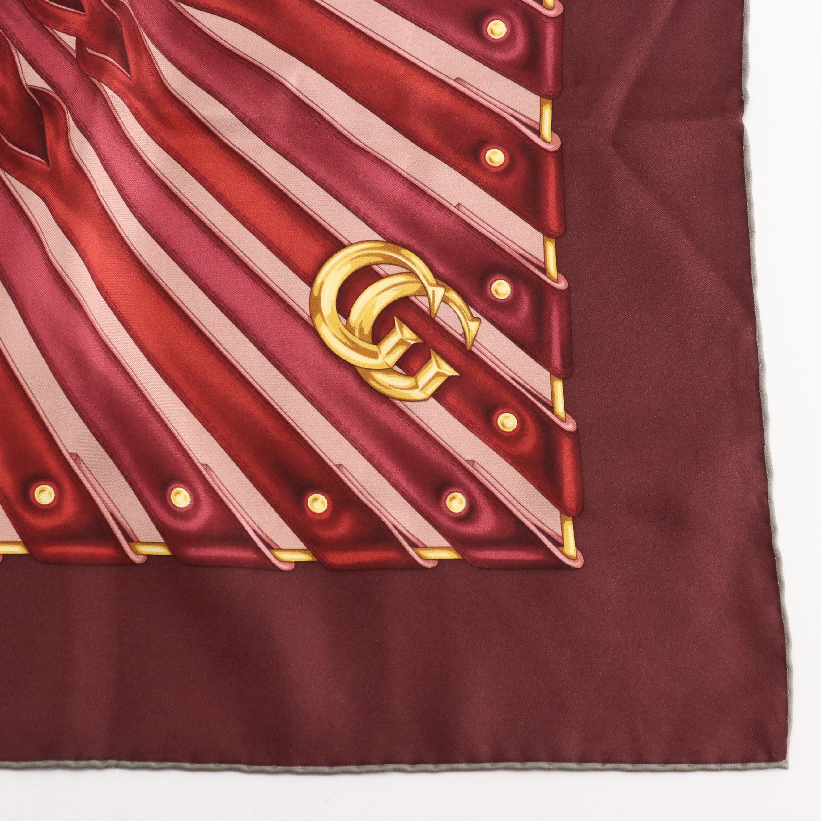 Gucci Silk Twill Scarf