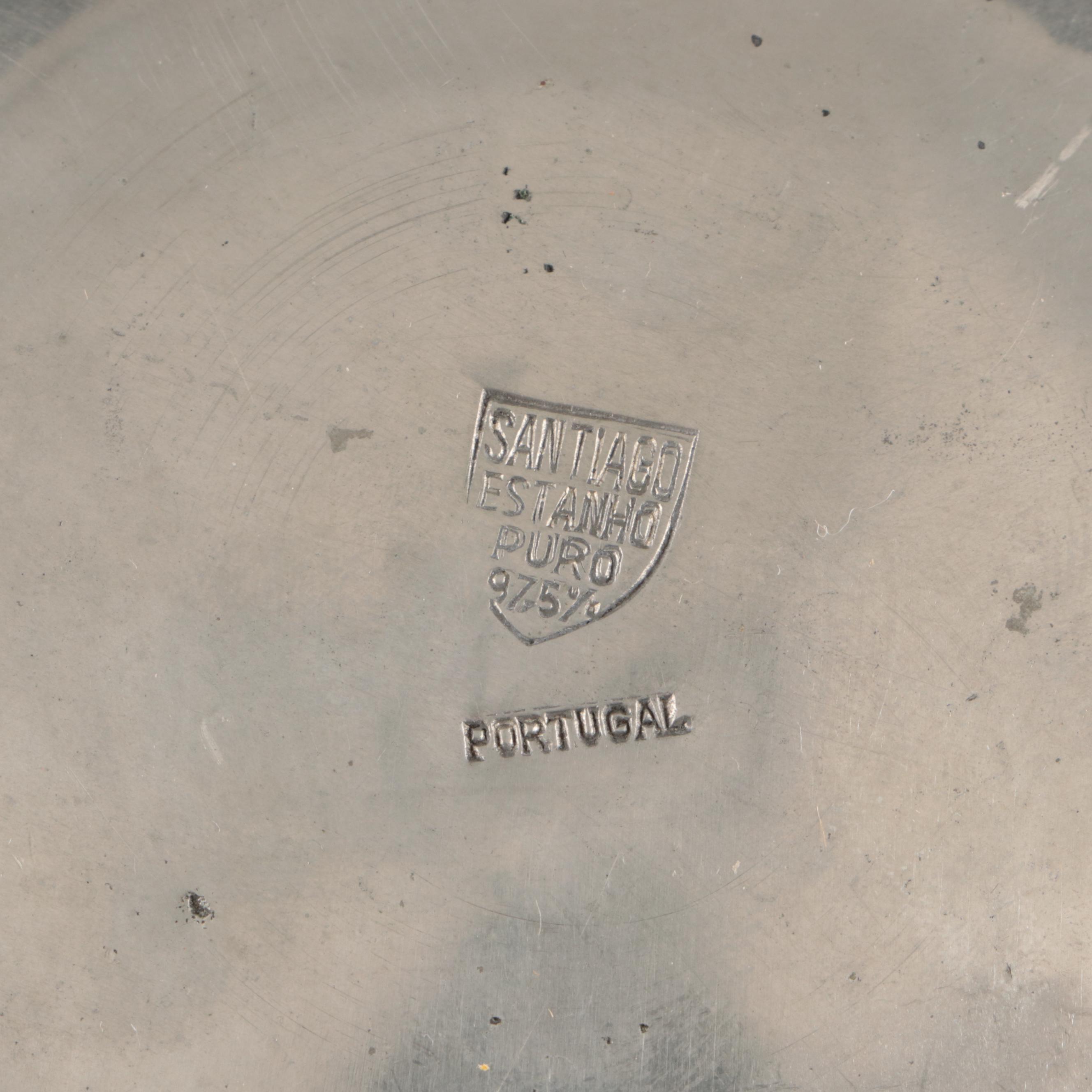 Santiago Estanho Pewter Footed Bowls