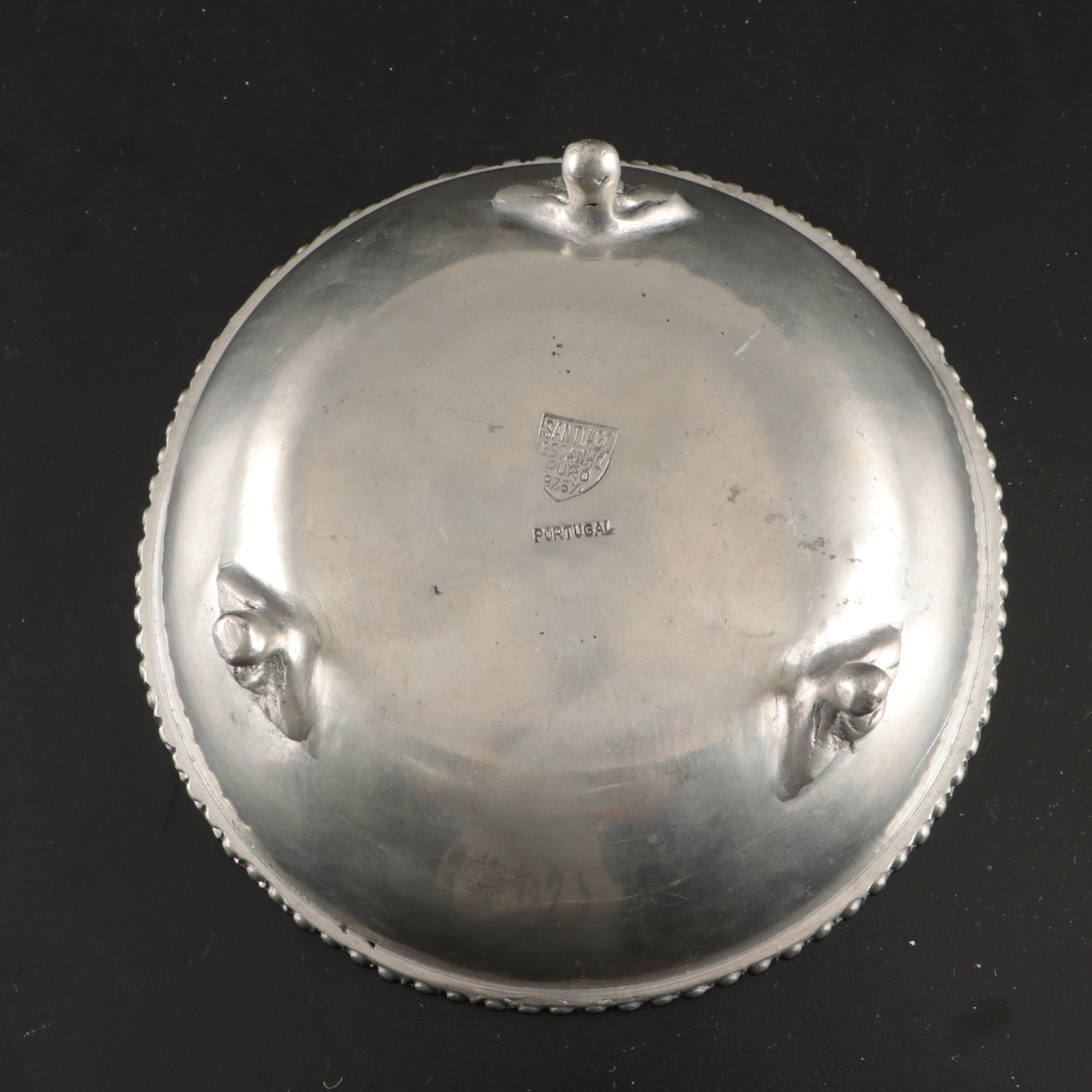 Santiago Estanho Pewter Footed Bowls