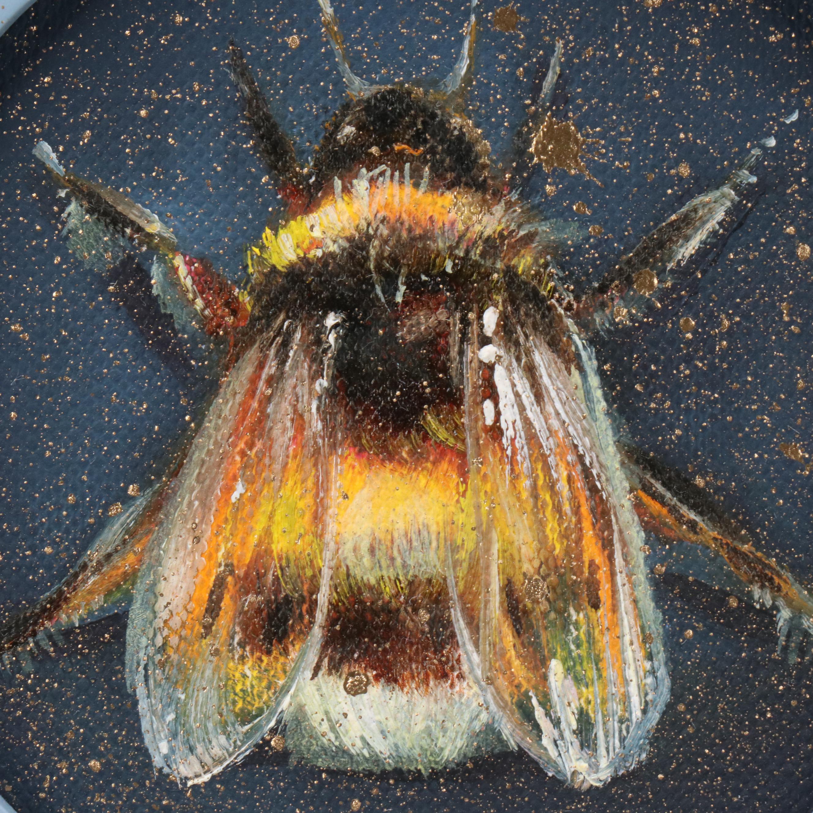 Inga Kovalenko Oil Painting of Bumblebee, 2025