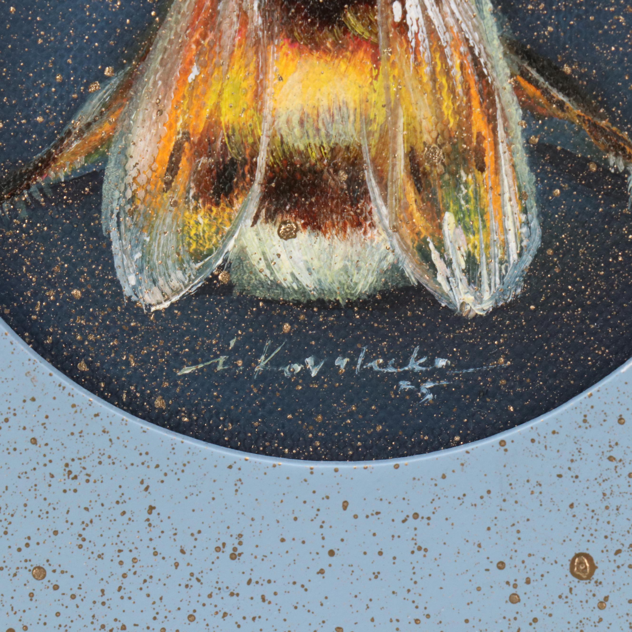 Inga Kovalenko Oil Painting of Bumblebee, 2025