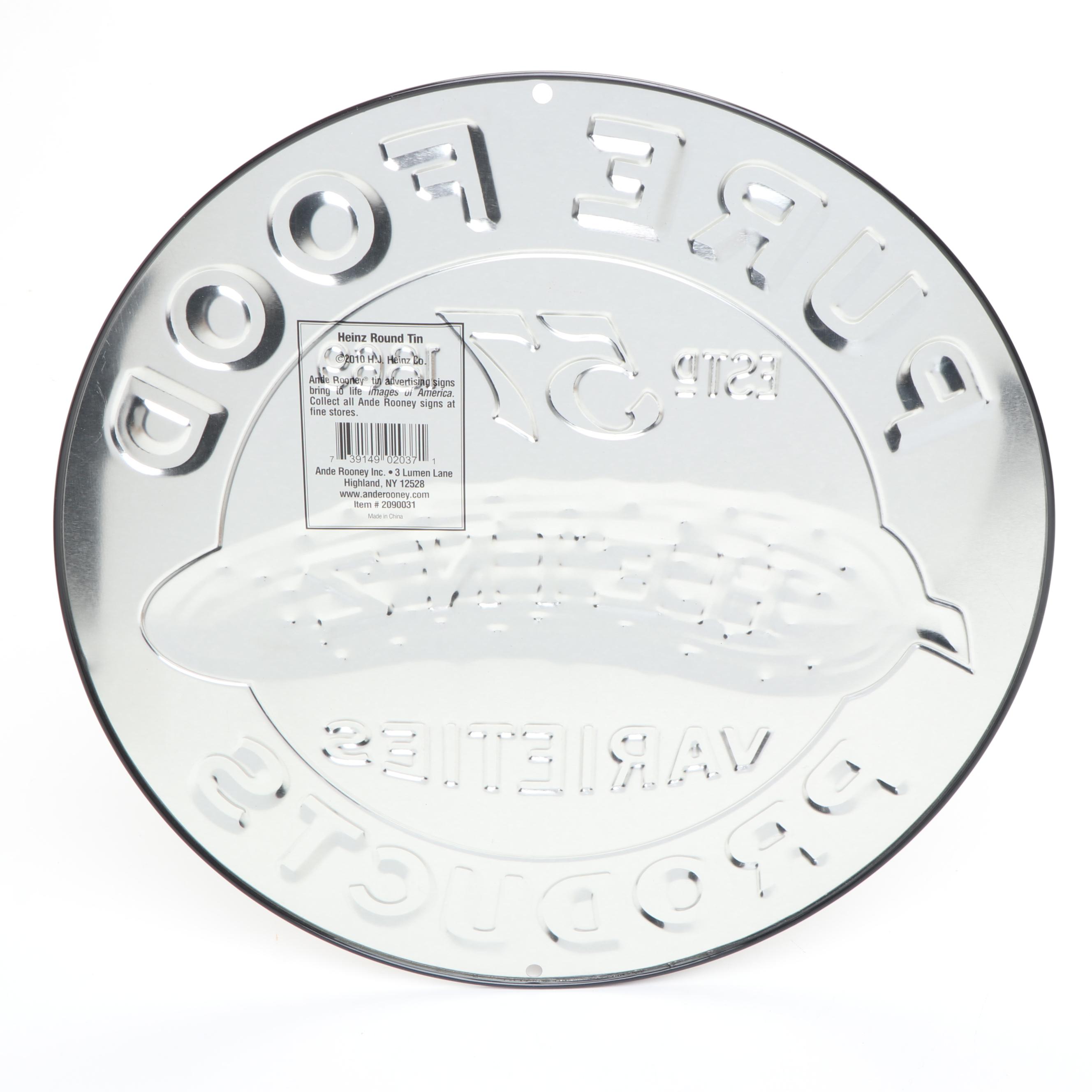 Heinz Food Products Enamel Metal Sign, 2010