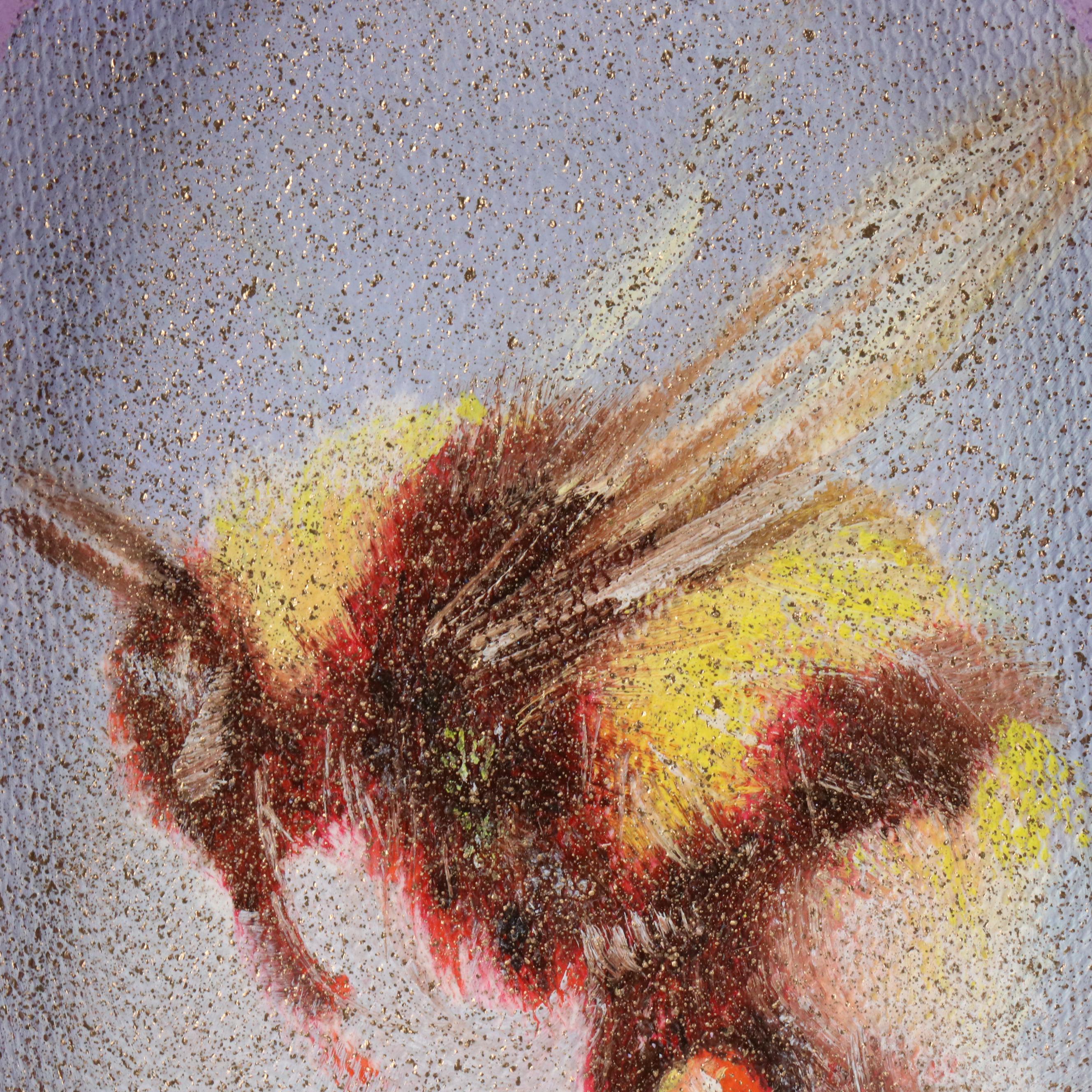 Inga Kovalenko Oil Painting of Bumblebee, 2025