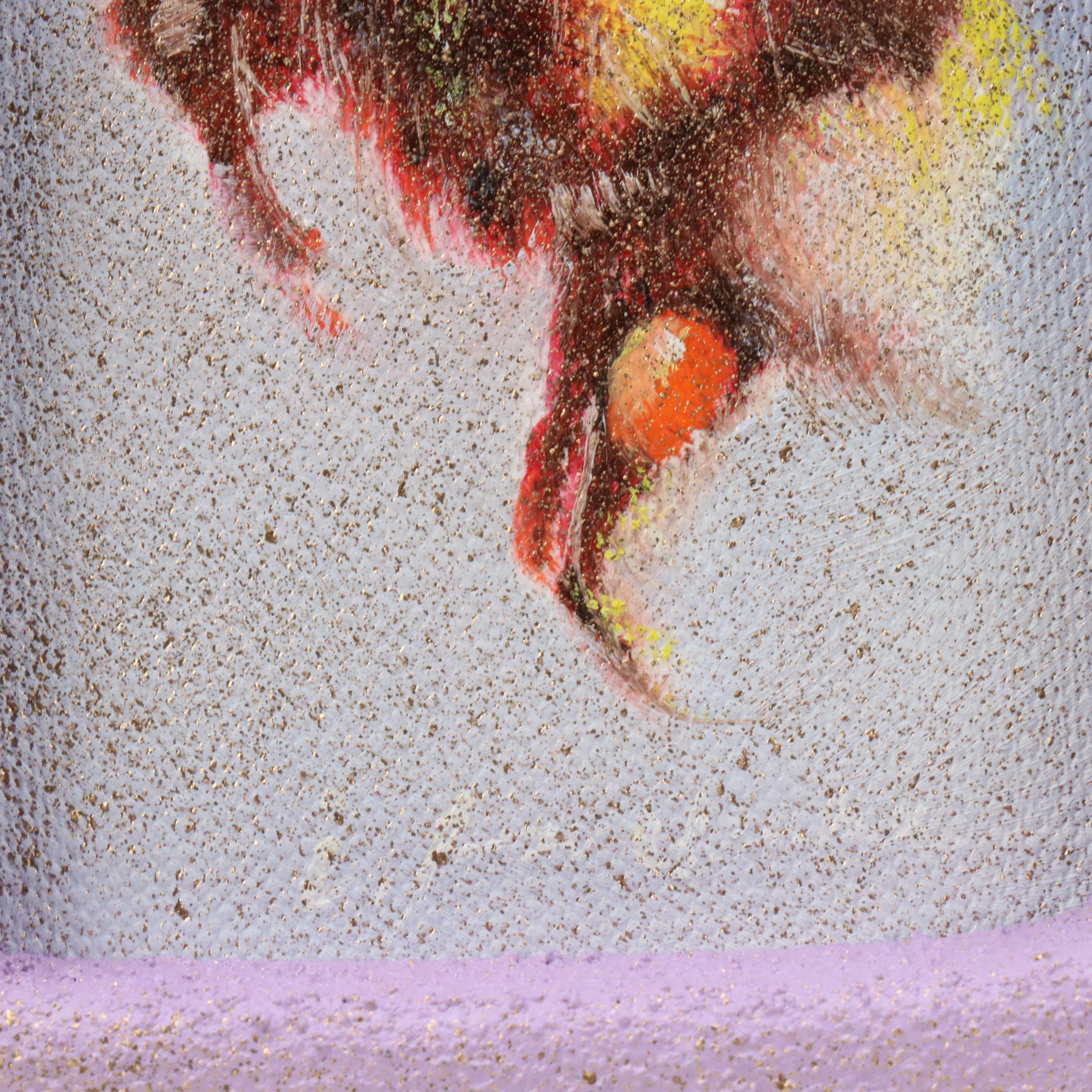 Inga Kovalenko Oil Painting of Bumblebee, 2025