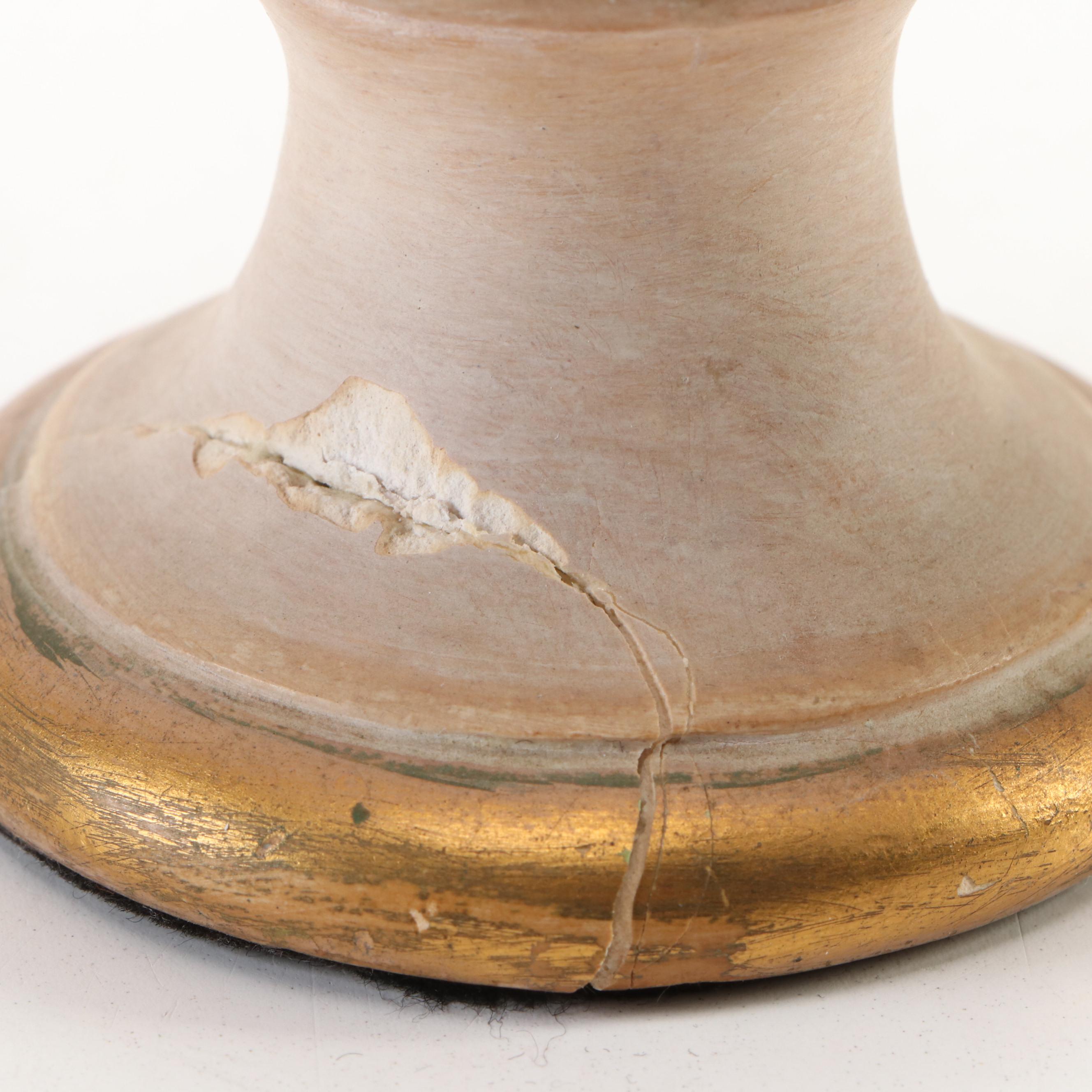 Boy and Girl Borghese Chalkware Busts After Jean-Antoine Houdon