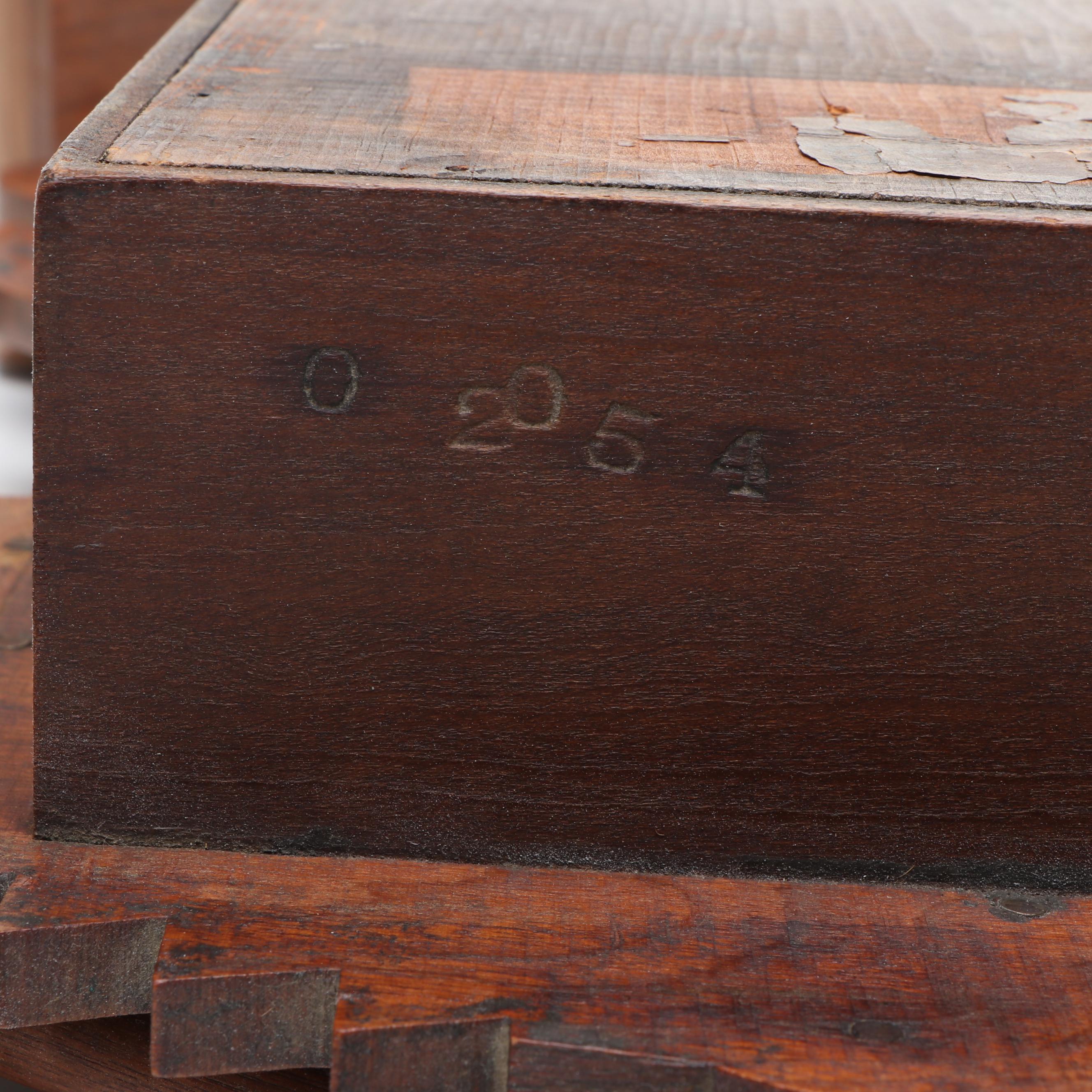E. Ingraham Carved Walnut Kitchen Clock, Late 19th/ Early 20th Century