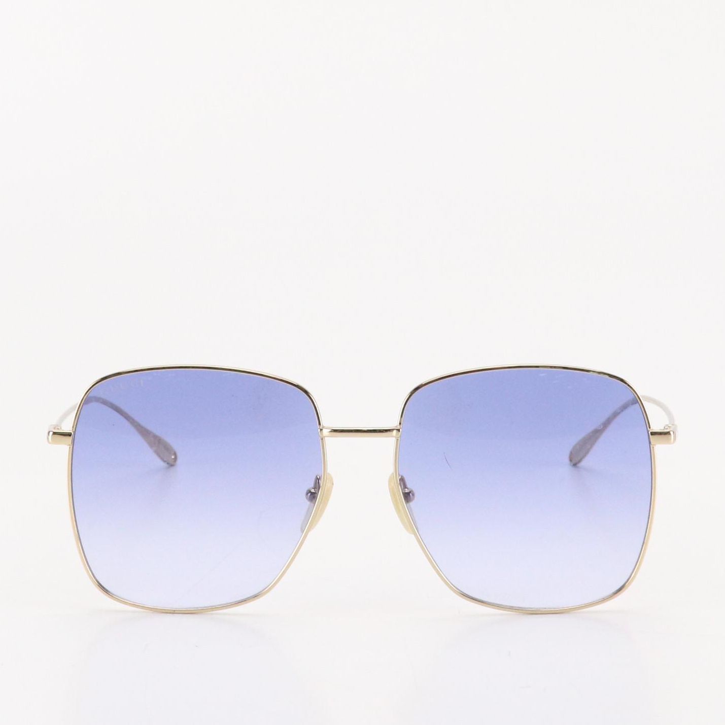 Gucci GG1031S 004 Oversized Square Sunglasses in Dangling GG Hearts