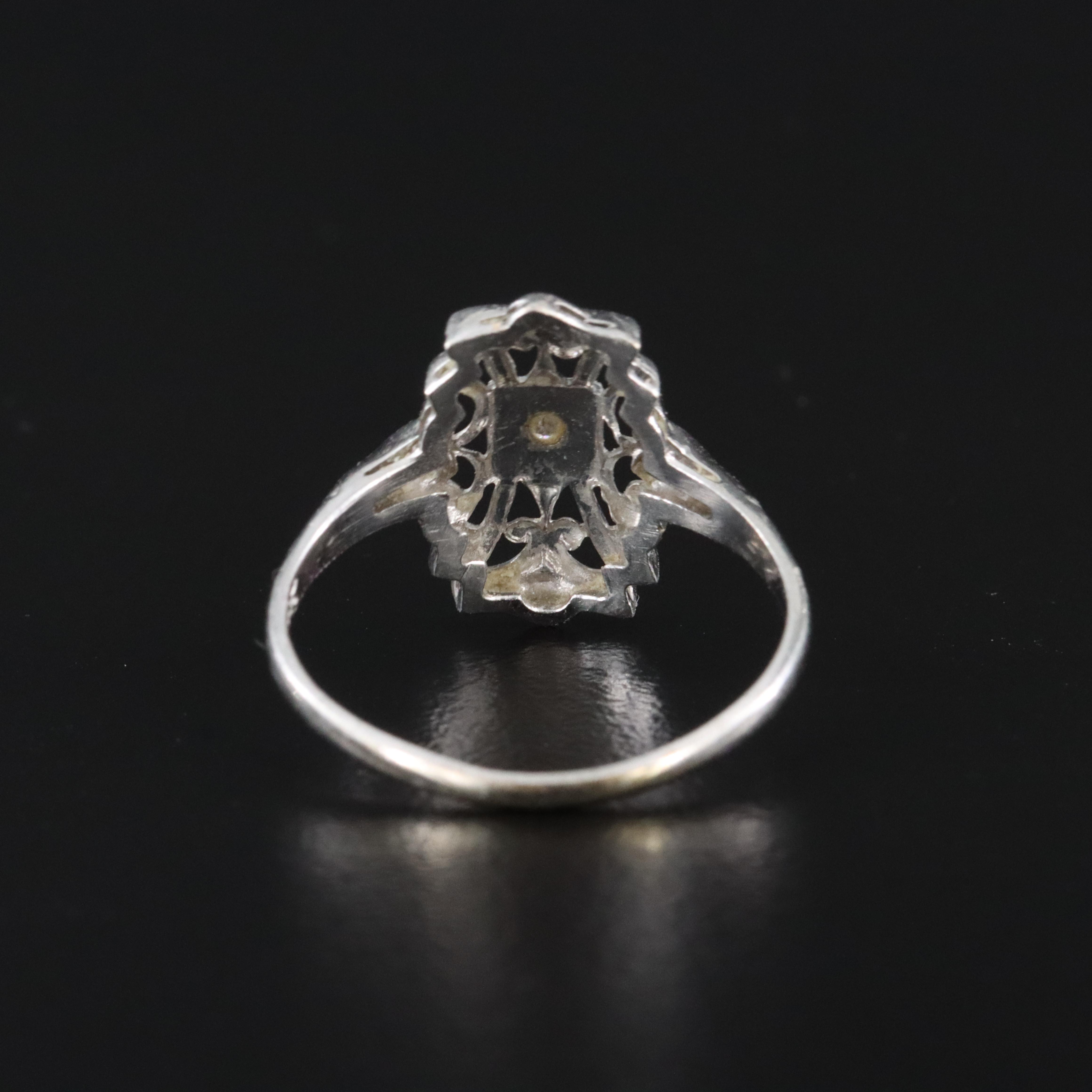 14K 0.03 CT Diamond Ring