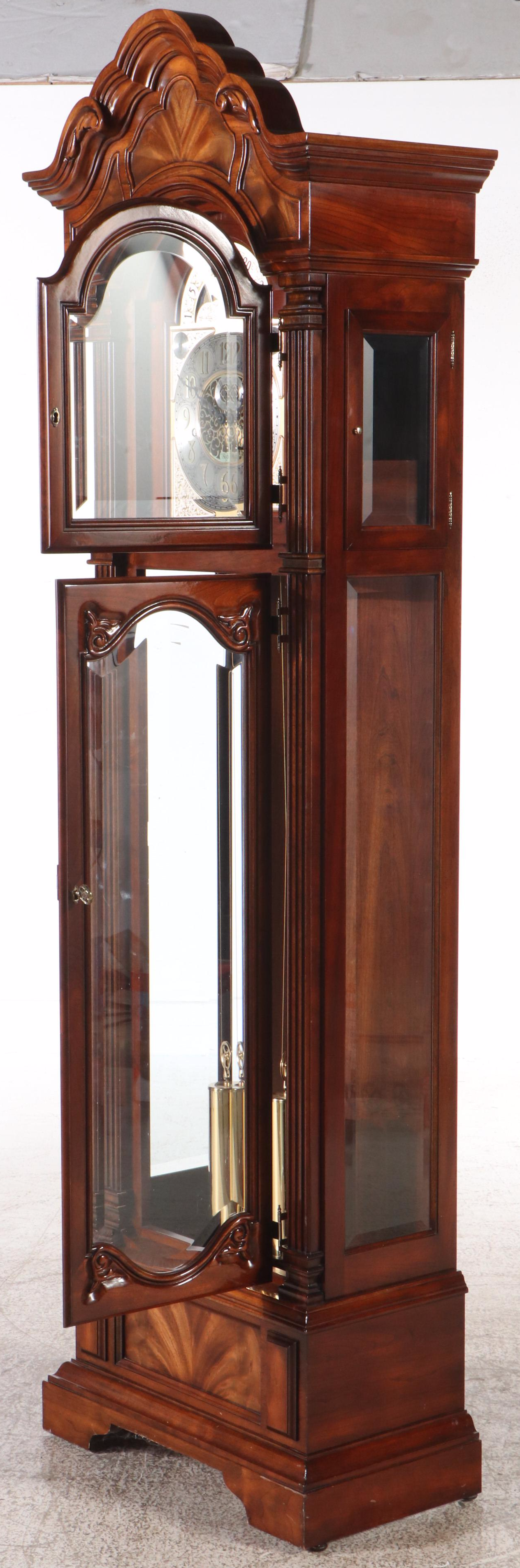 Sligh Cherry Grandfather Clock