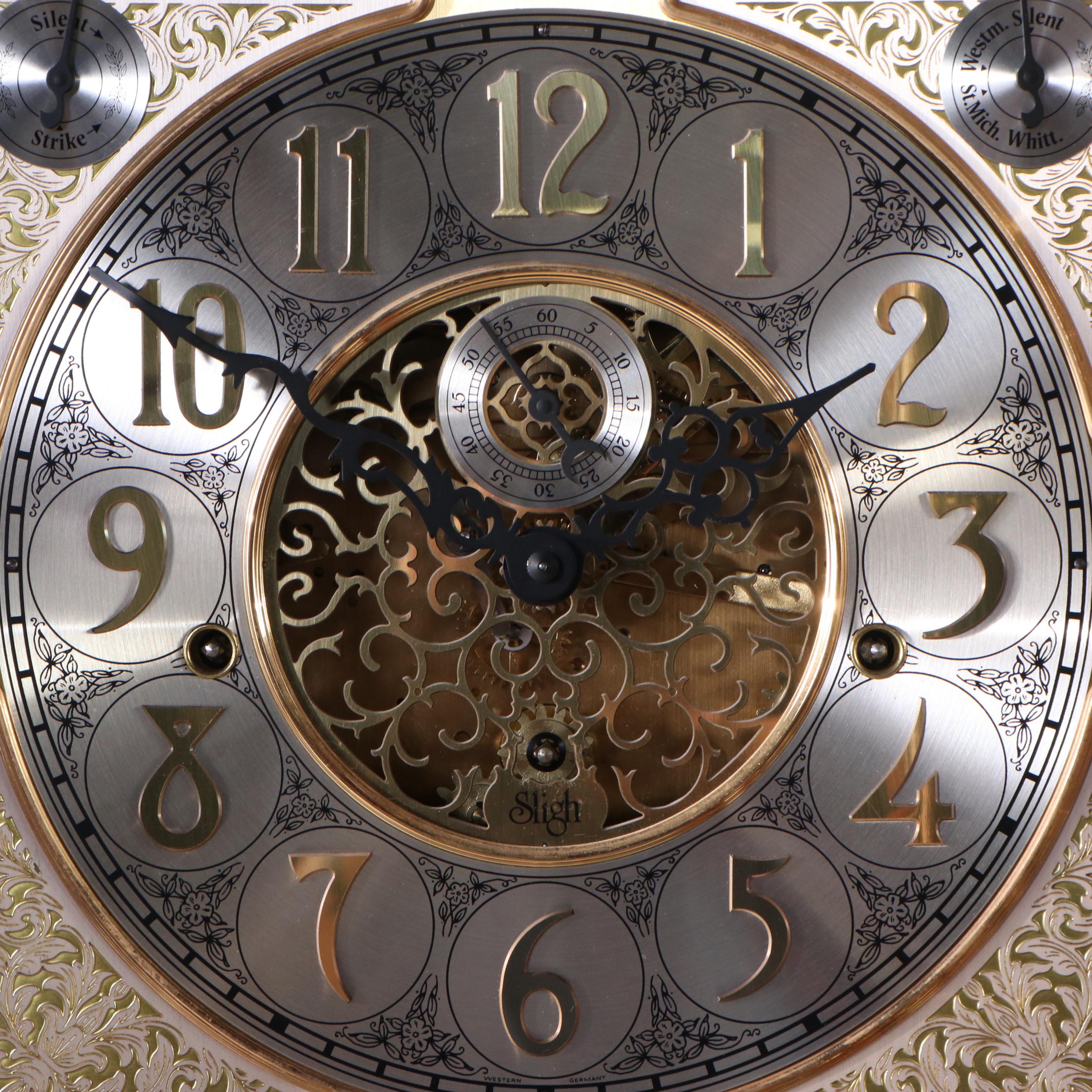 Sligh Cherry Grandfather Clock