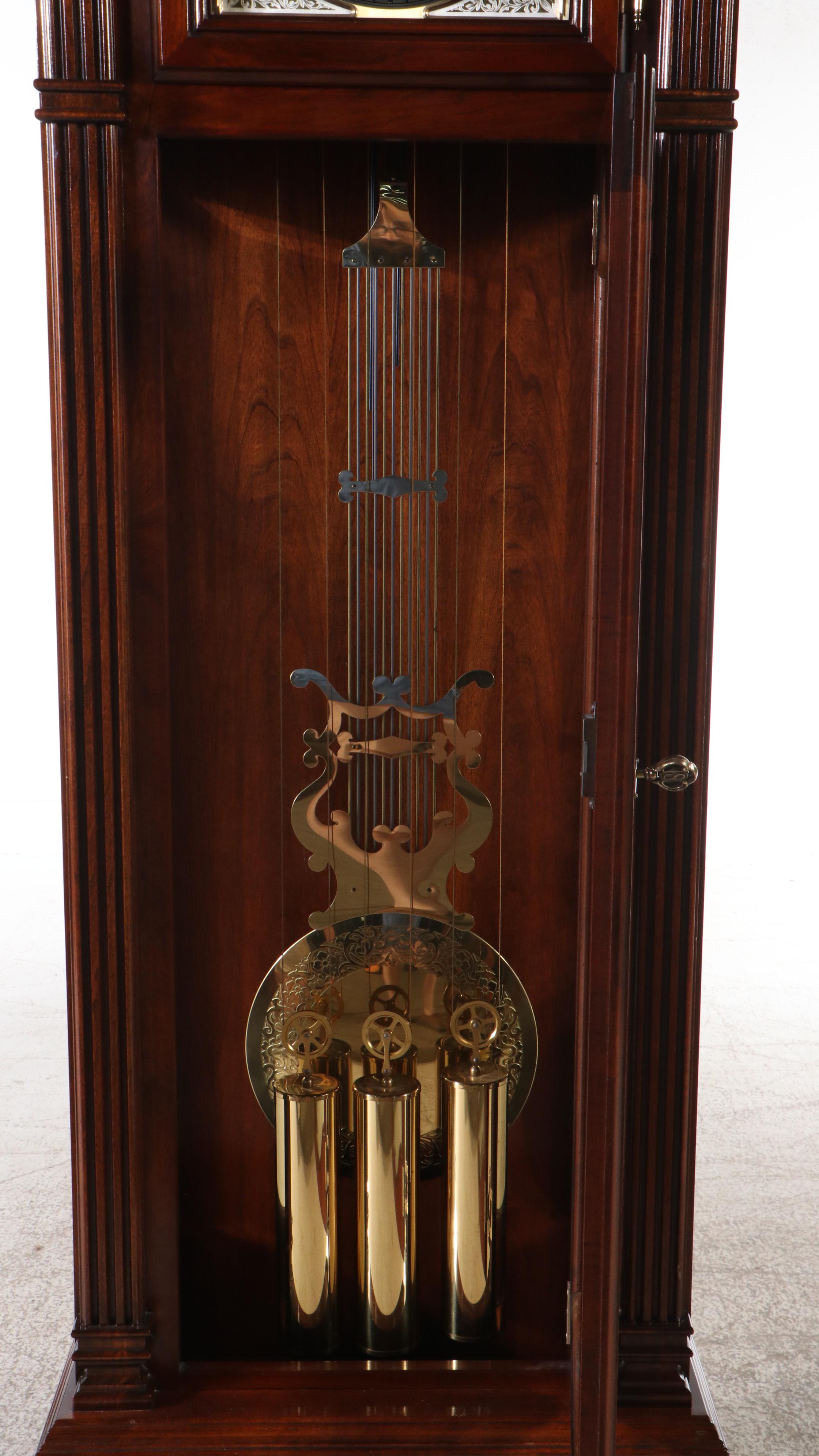 Sligh Cherry Grandfather Clock