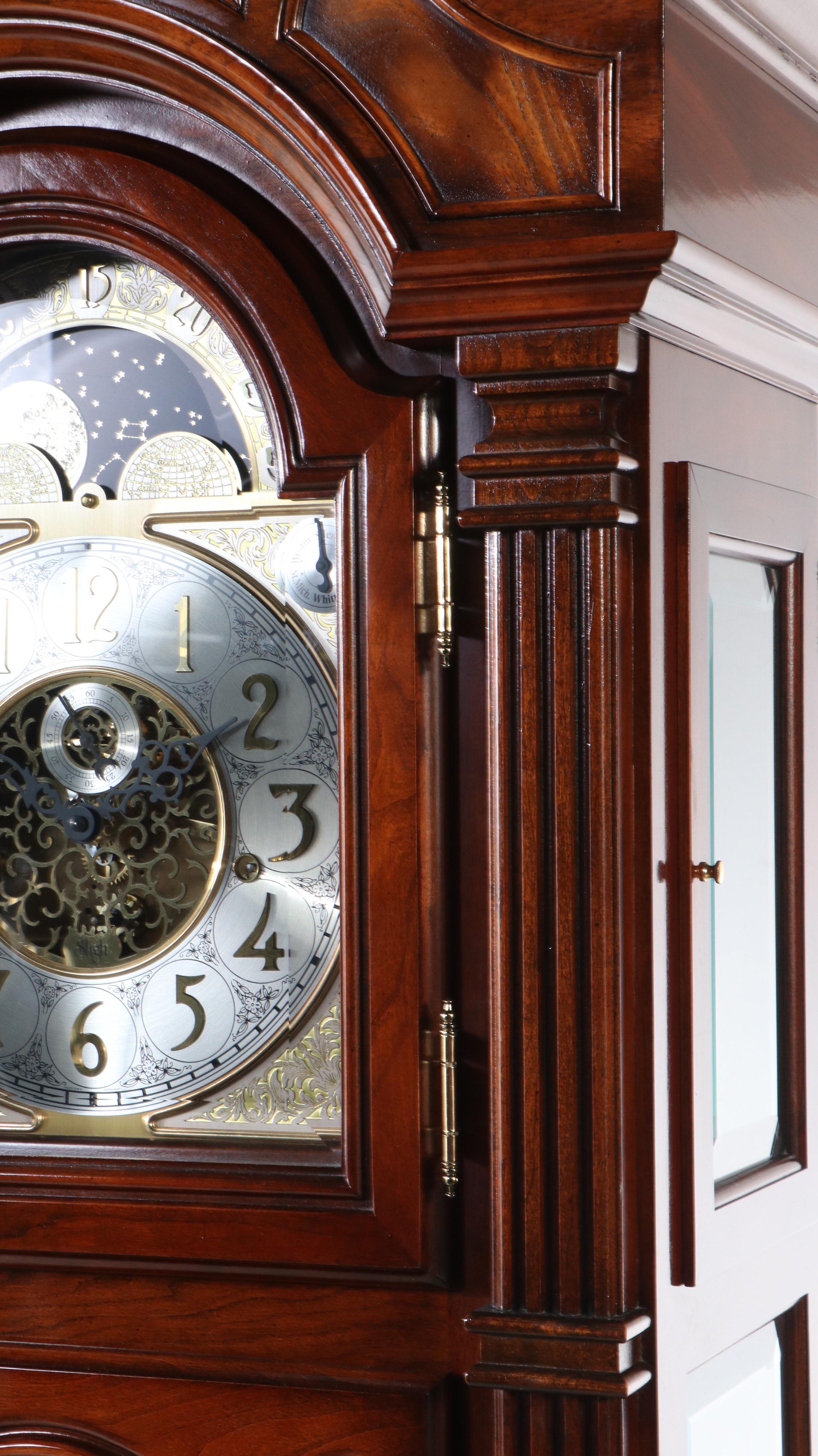 Sligh Cherry Grandfather Clock