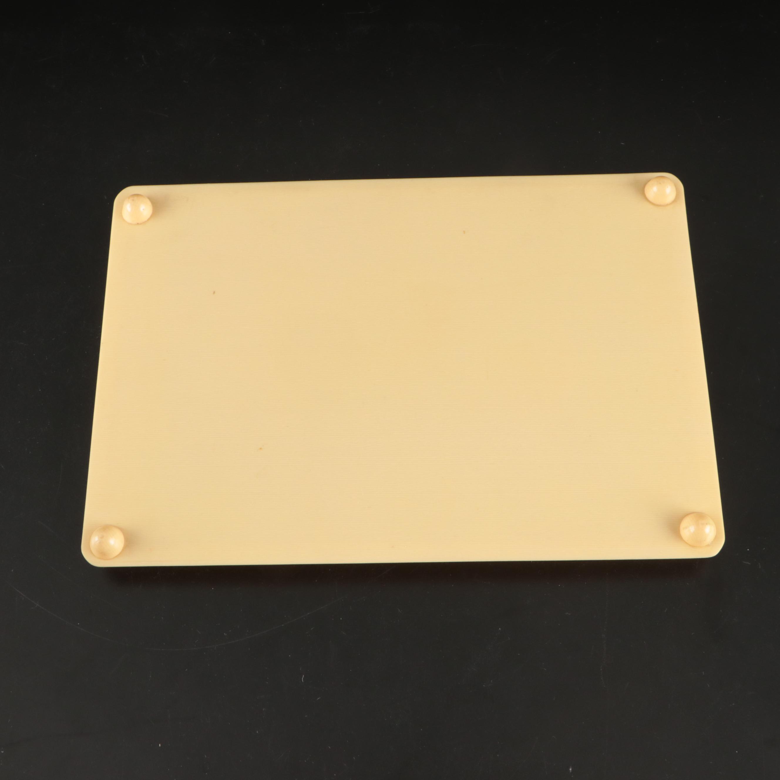 French Ivory Celluloid Ladies Vanity Tray, with Perfume Bottles and More