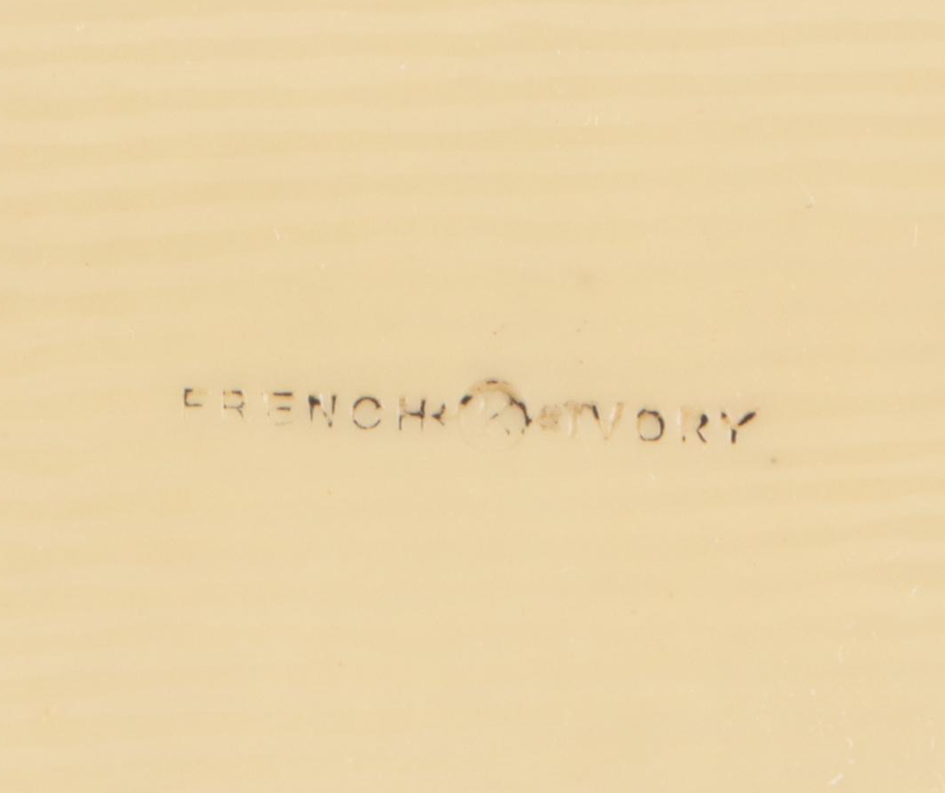 French Ivory Celluloid Ladies Vanity Tray, with Perfume Bottles and More