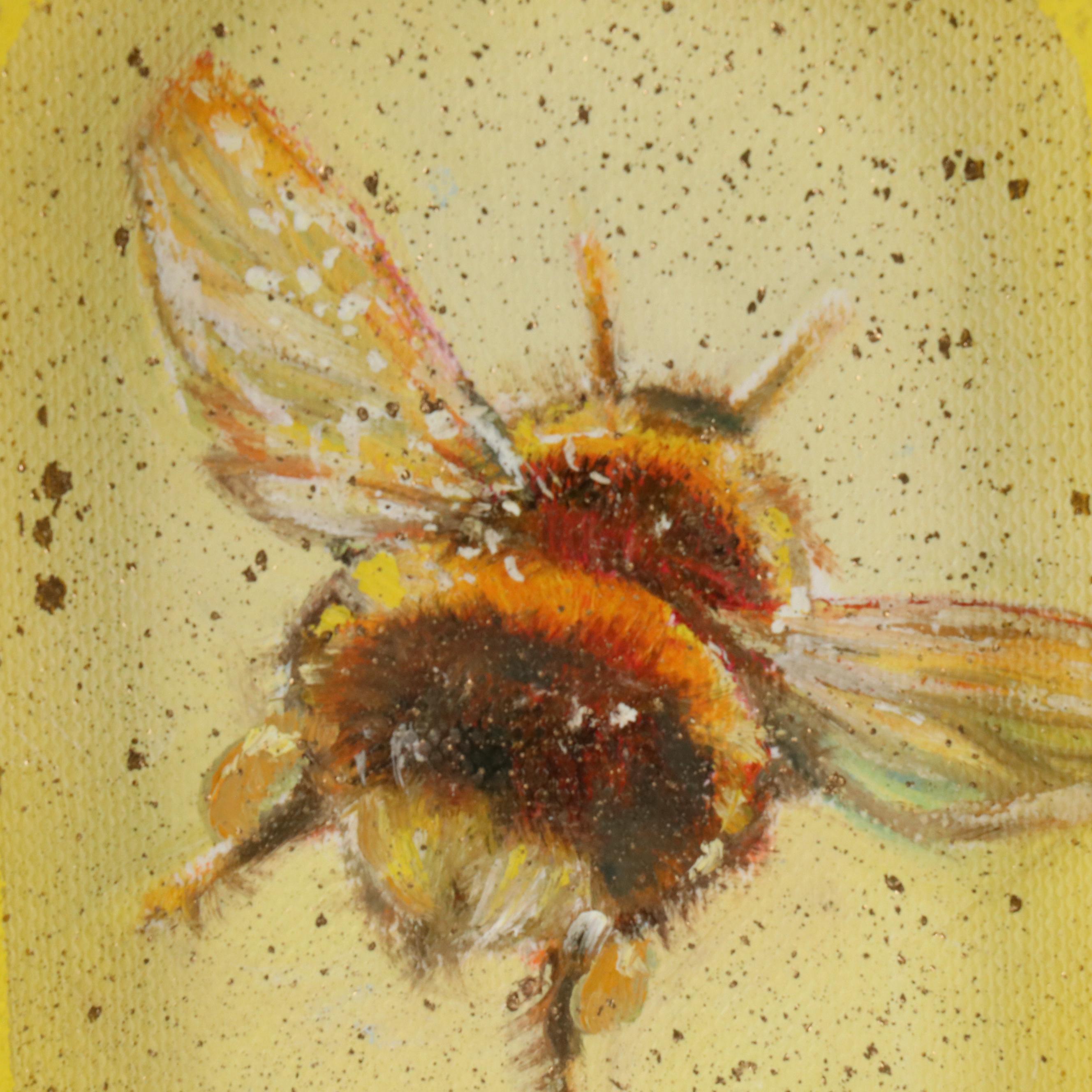 Inga Kovalenko Oil Painting of Bumblebee, 2025