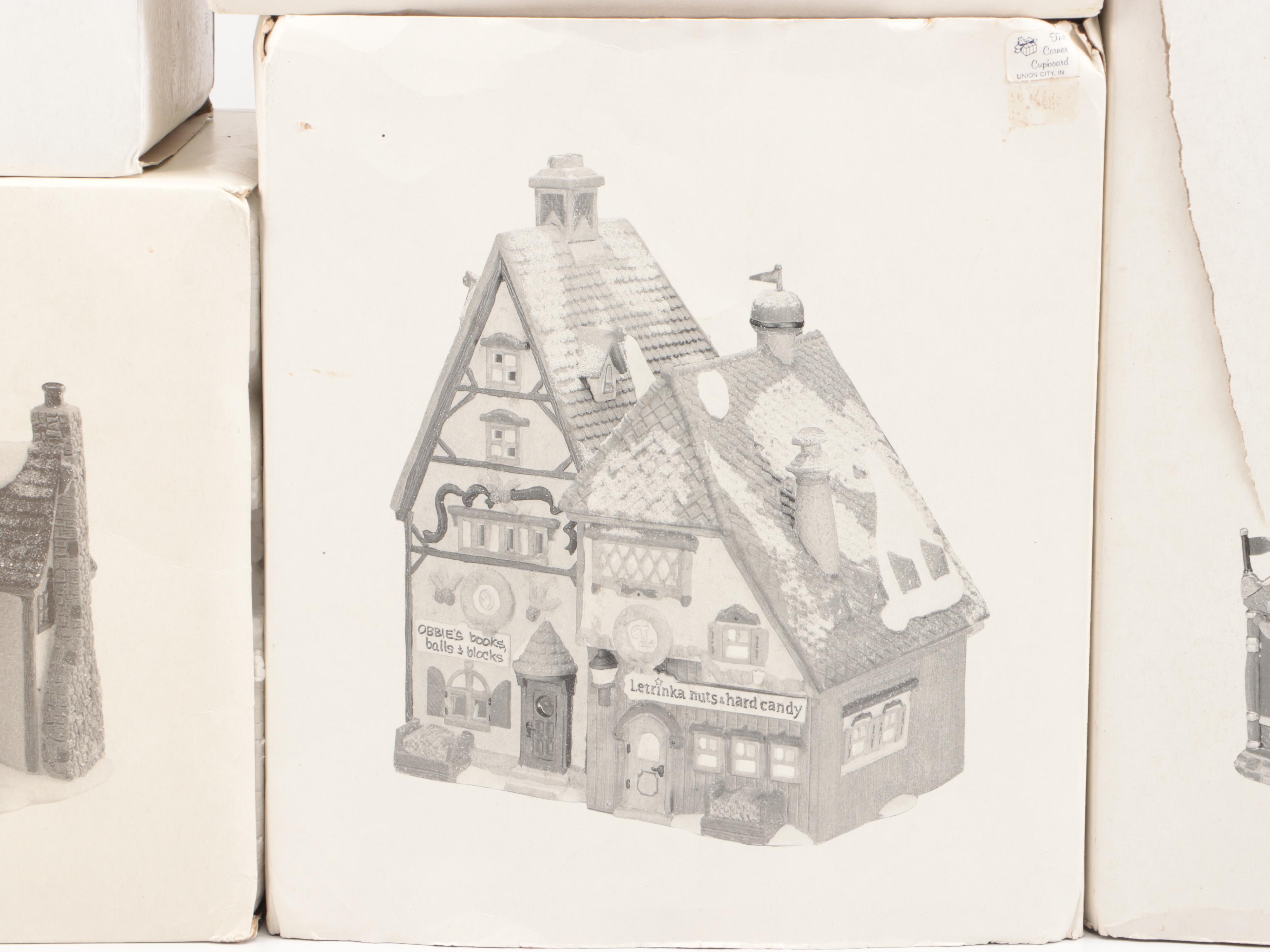 Department 56 Porcelain Christmas Village Featuring "Santa's Workshop" and More