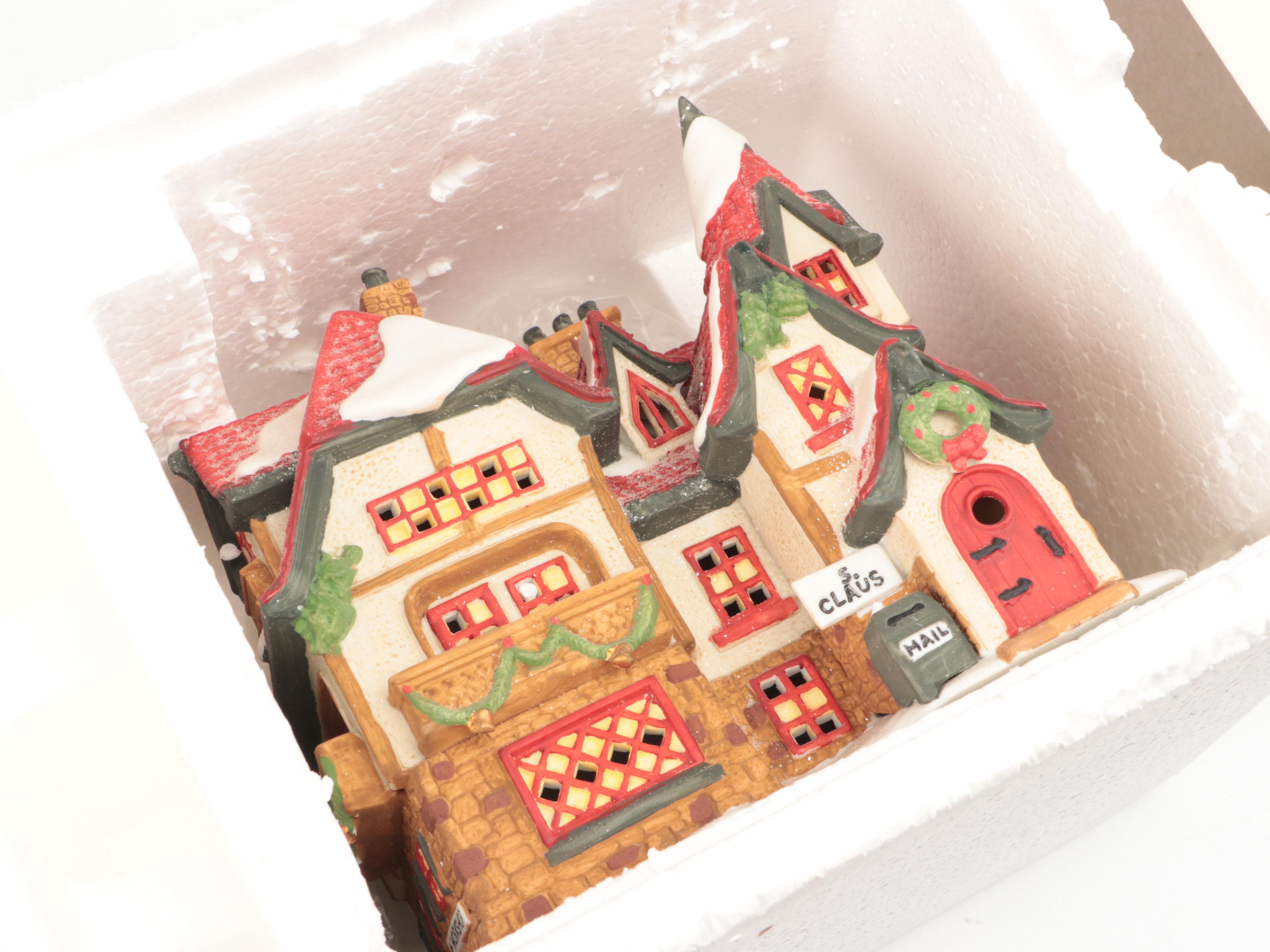 Department 56 Porcelain Christmas Village Featuring "Santa's Workshop" and More