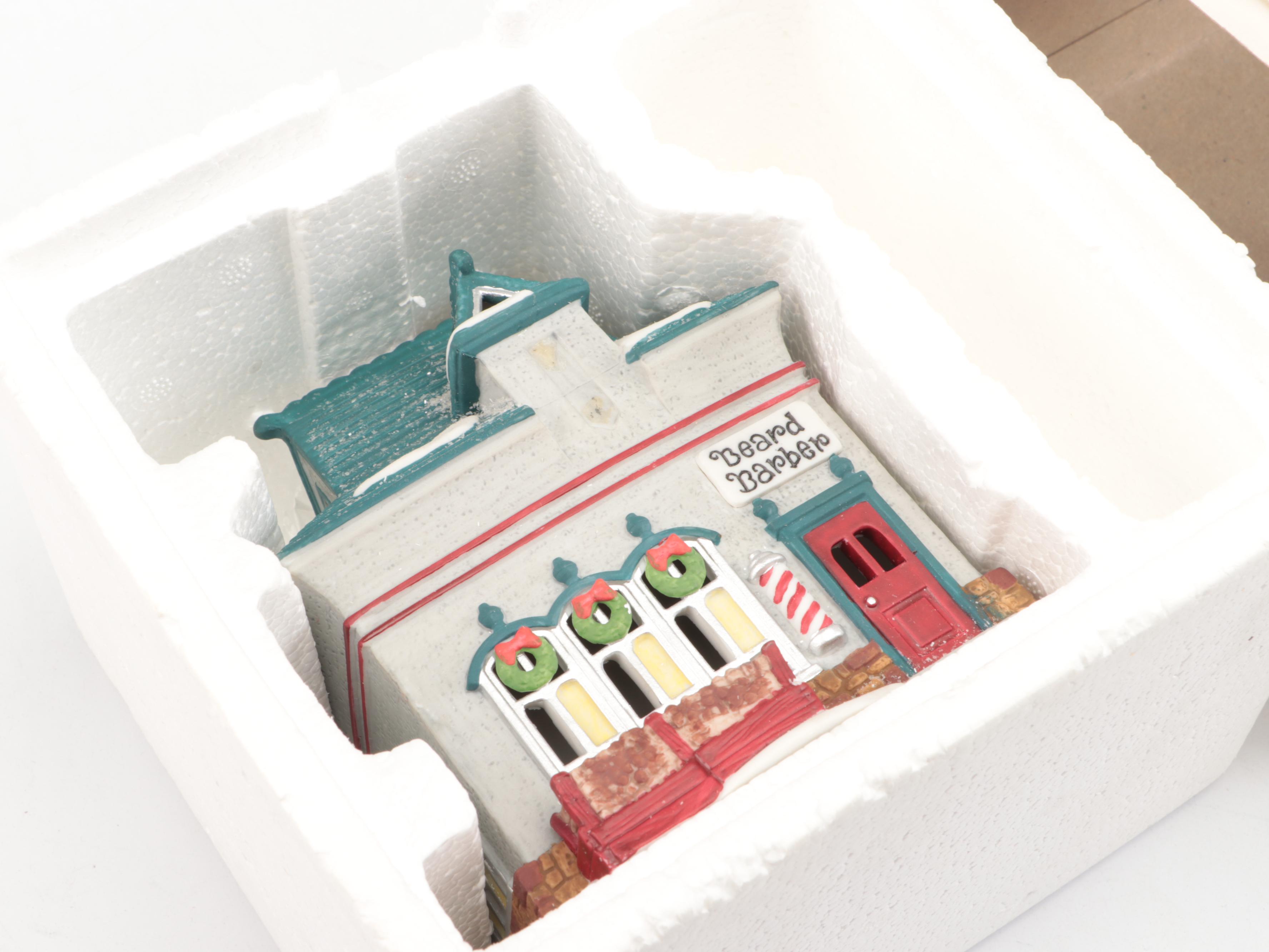 Department 56 Porcelain Christmas Village Featuring "Santa's Workshop" and More