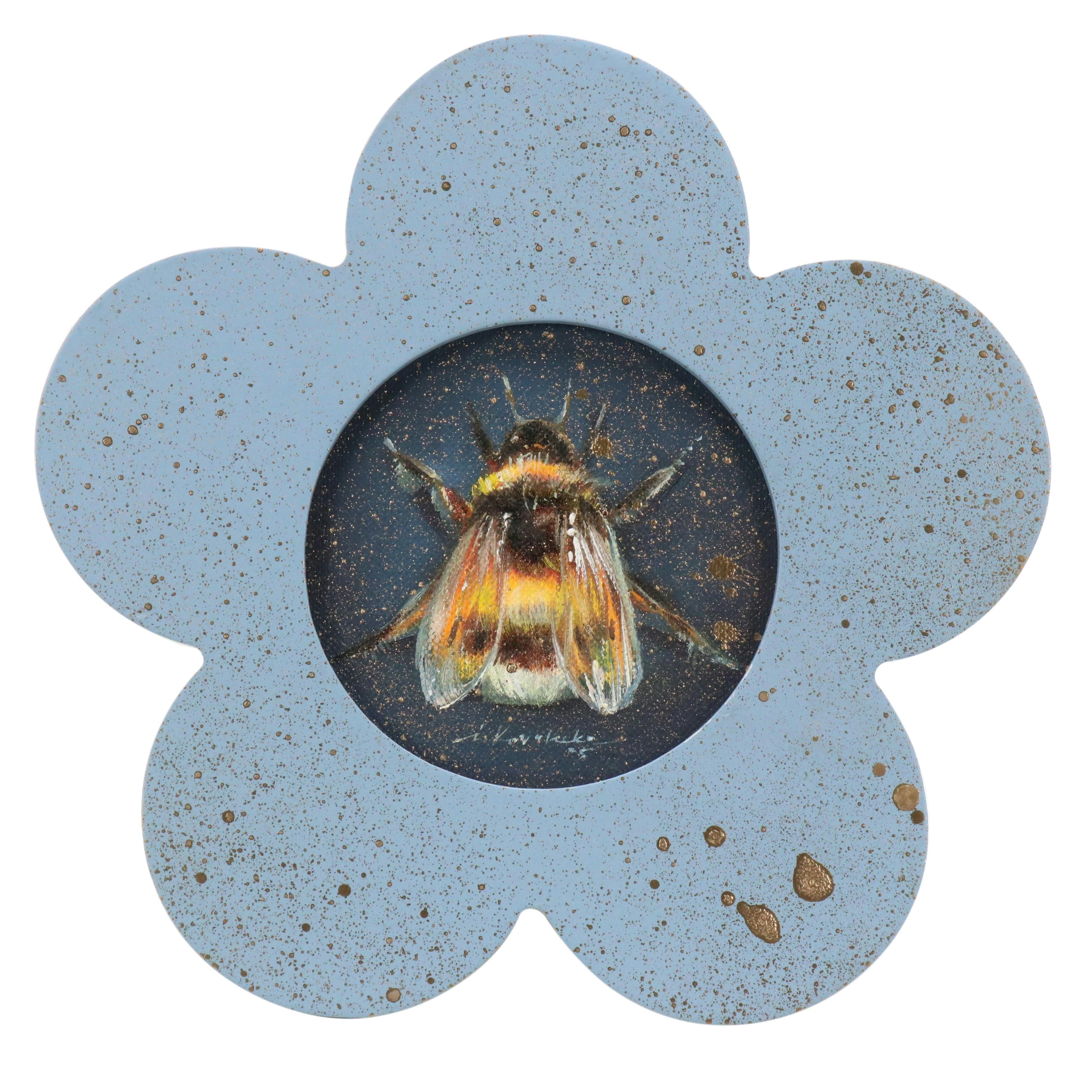 Inga Kovalenko Oil Painting of Bumblebee, 2025