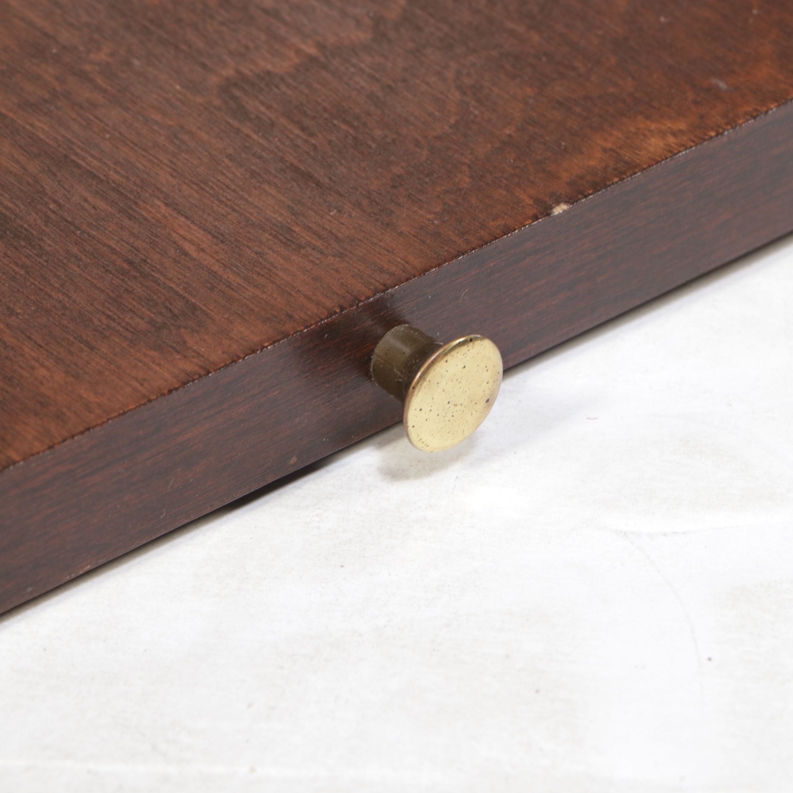 Ethan Allen Georgian Style Cherry Executive Desk, Late 20th Century