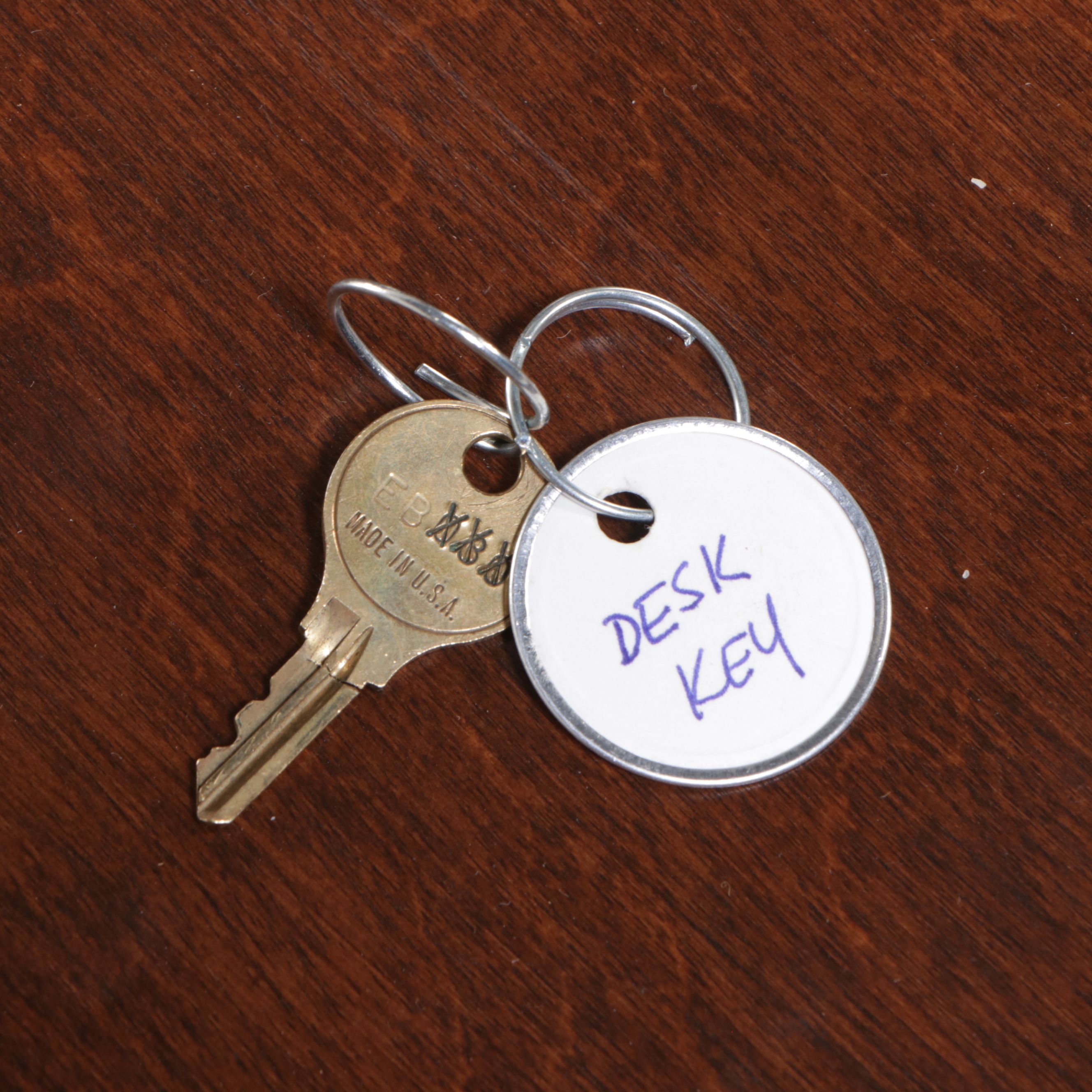 Ethan Allen Georgian Style Cherry Executive Desk, Late 20th Century