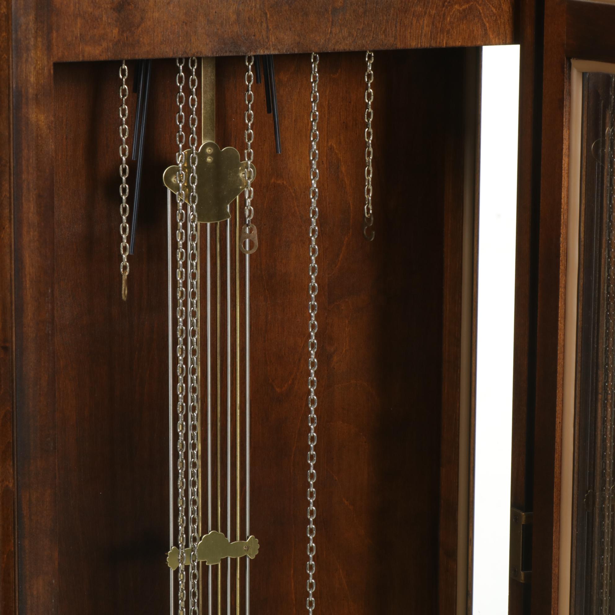 Seth Thomas Grandfather Clock in Walnut Case