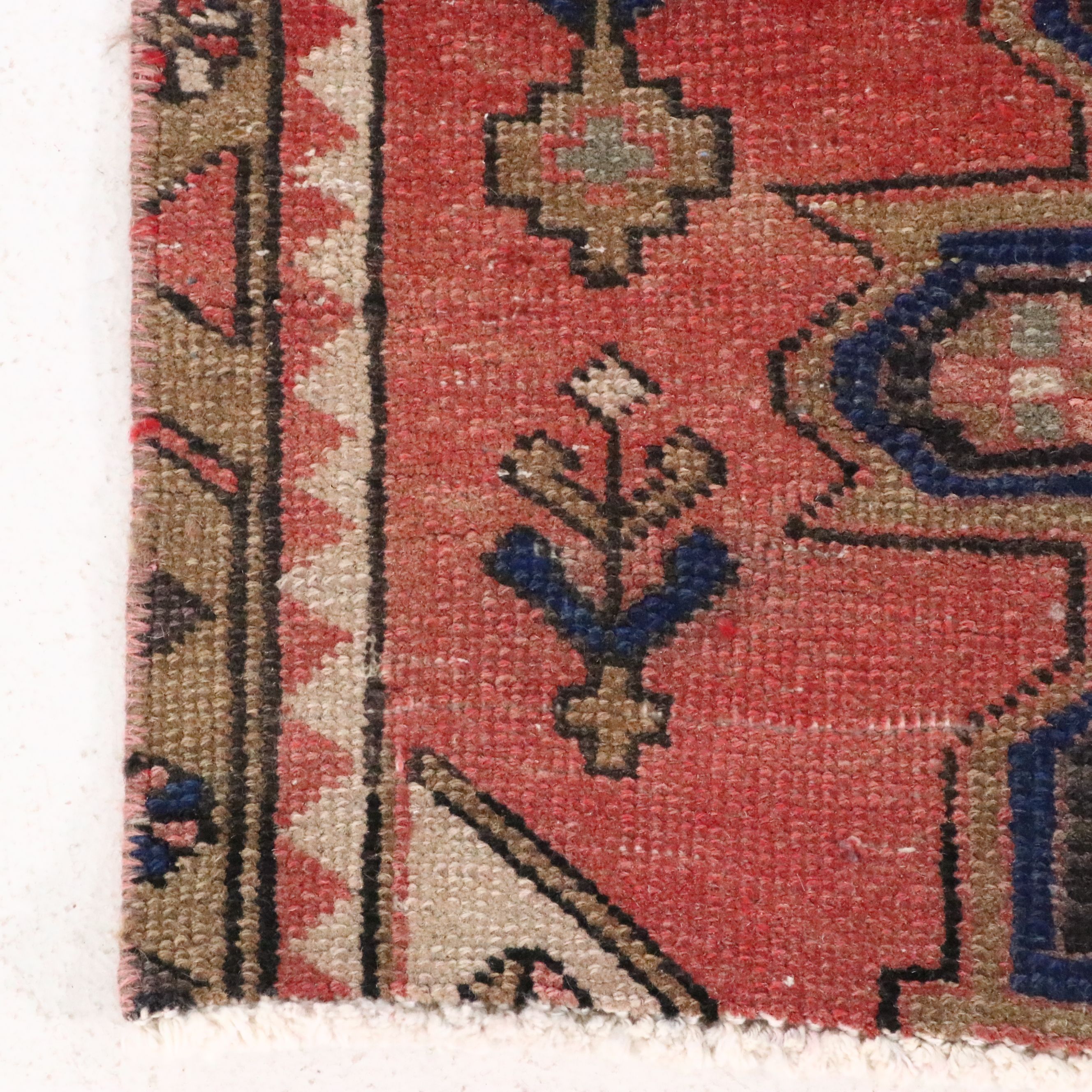 3'1 x 8'1 Hand-Knotted Caucasian Kazak Remnant Long Rug