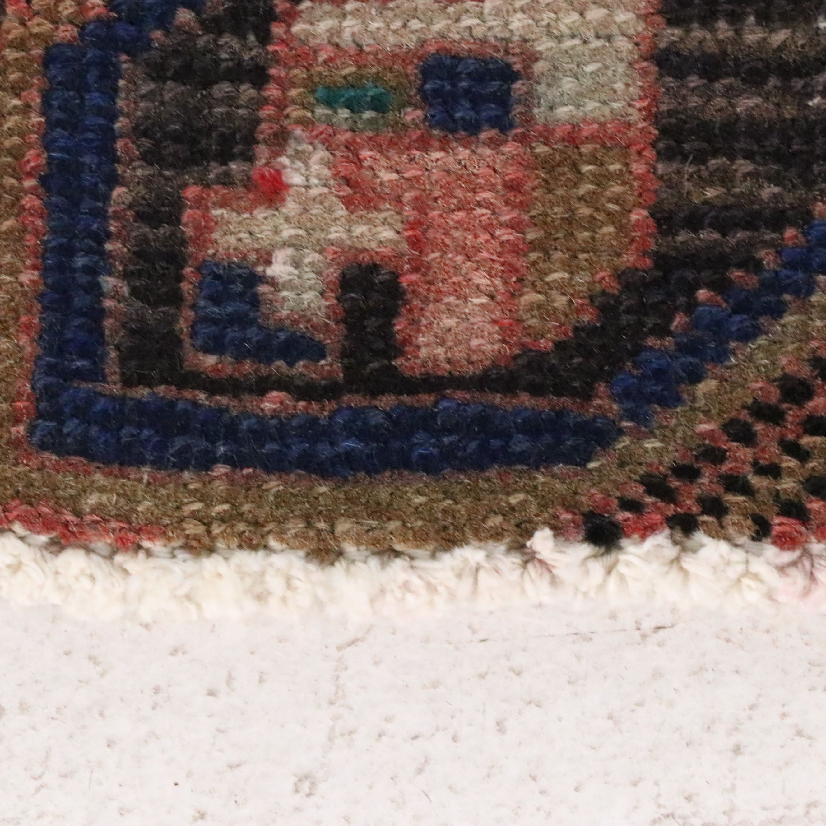 3'1 x 8'1 Hand-Knotted Caucasian Kazak Remnant Long Rug