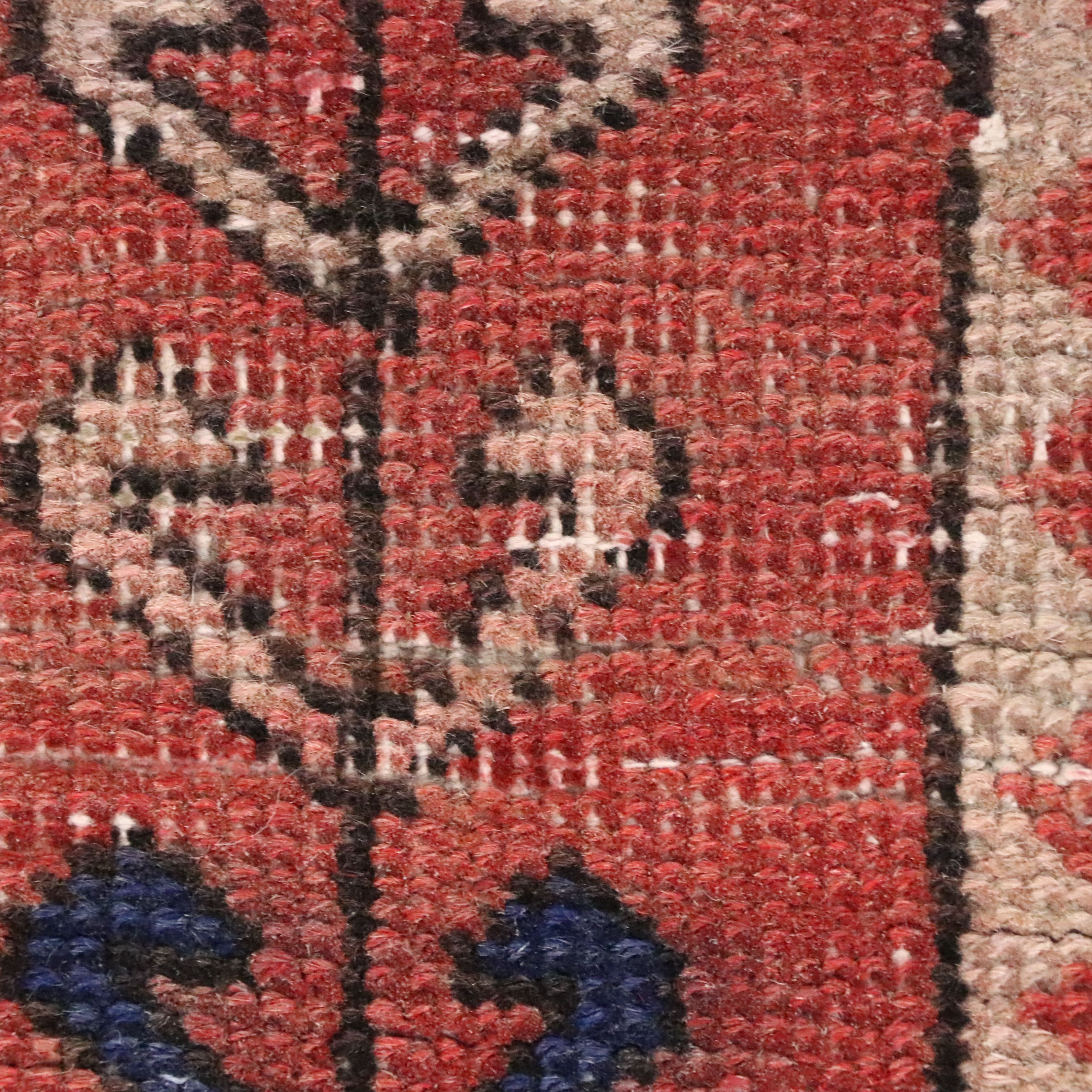 3'1 x 8'1 Hand-Knotted Caucasian Kazak Remnant Long Rug