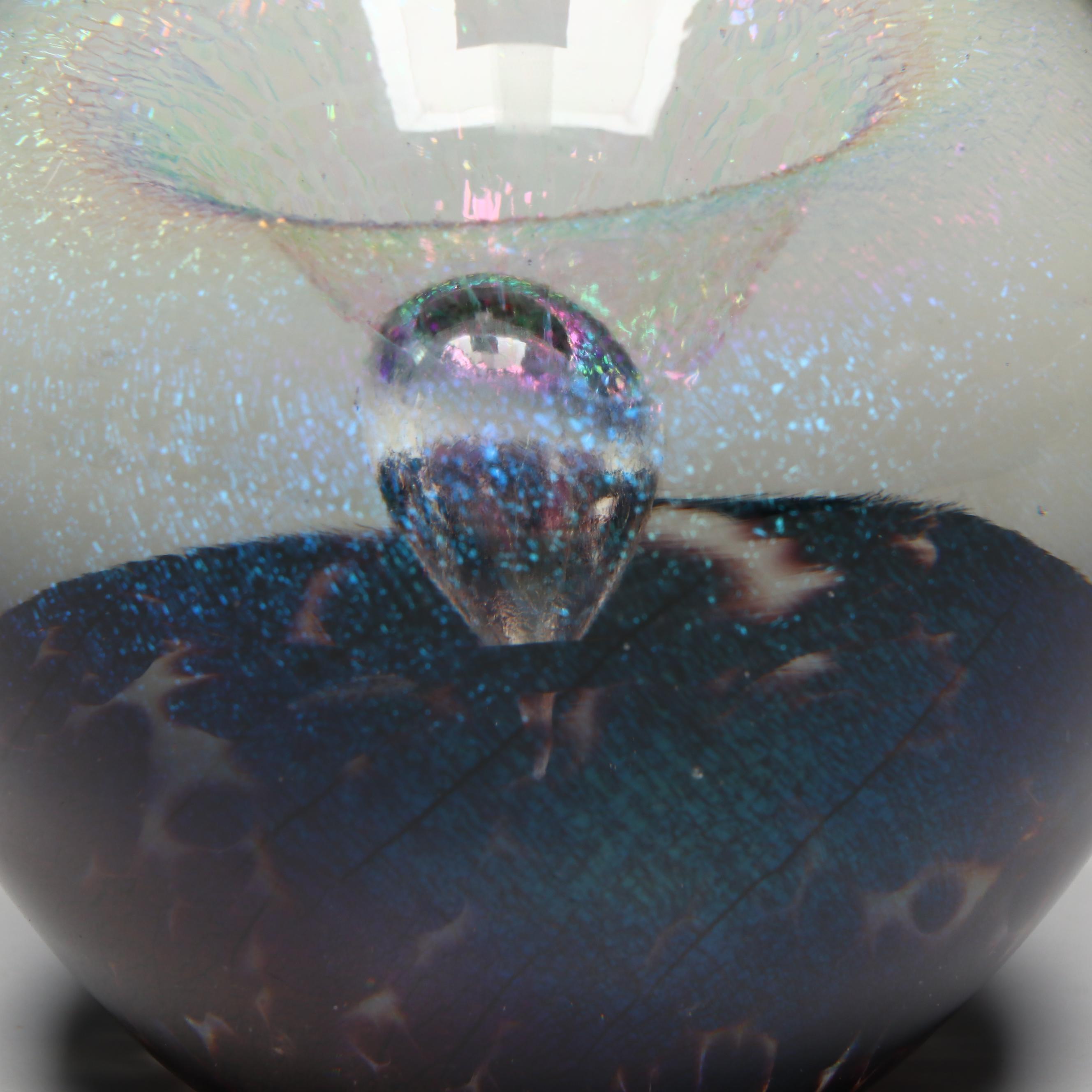 Robert Eickholt Art Glass Paperweight, 1996