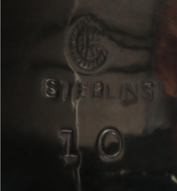 International and Fisher Sterling Plates with Footed Shaker, Early- Mid 20th C.