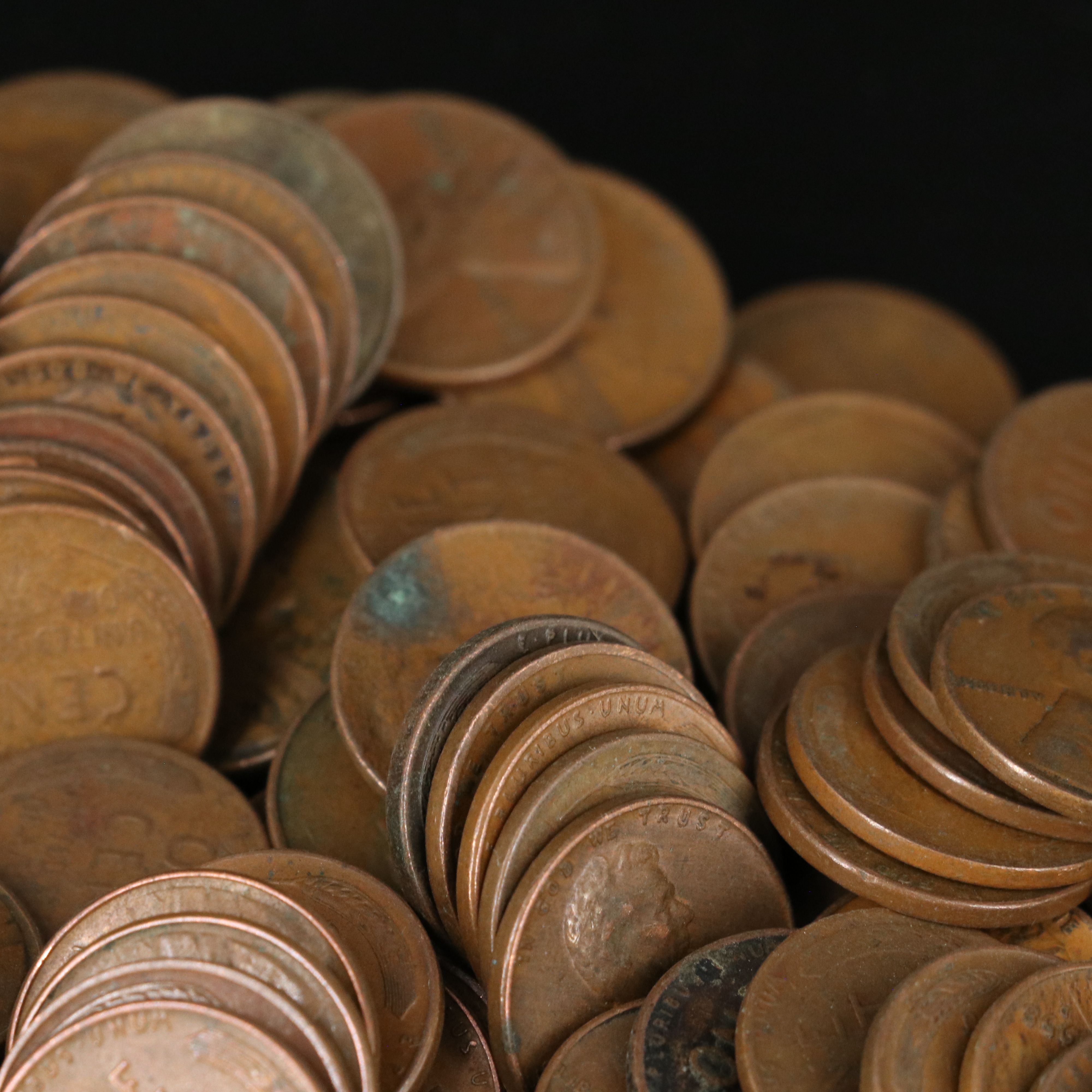 1,000 Lincoln Wheat Cents and 3-Coin WWII Steel Cent Set