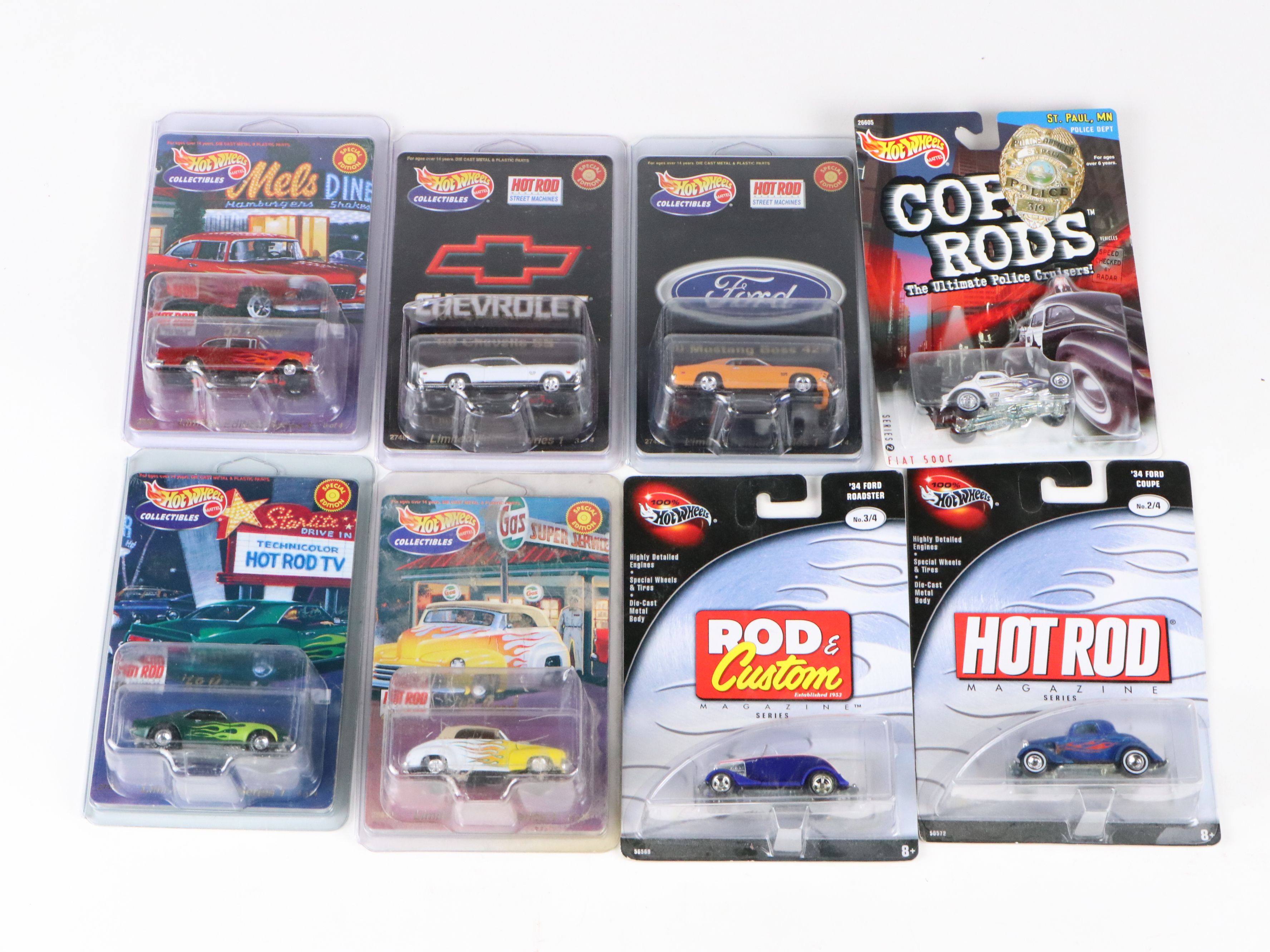 Hot Wheels "Invader," "1959 Cadillac," "1933 Willys" and More Toy Cars