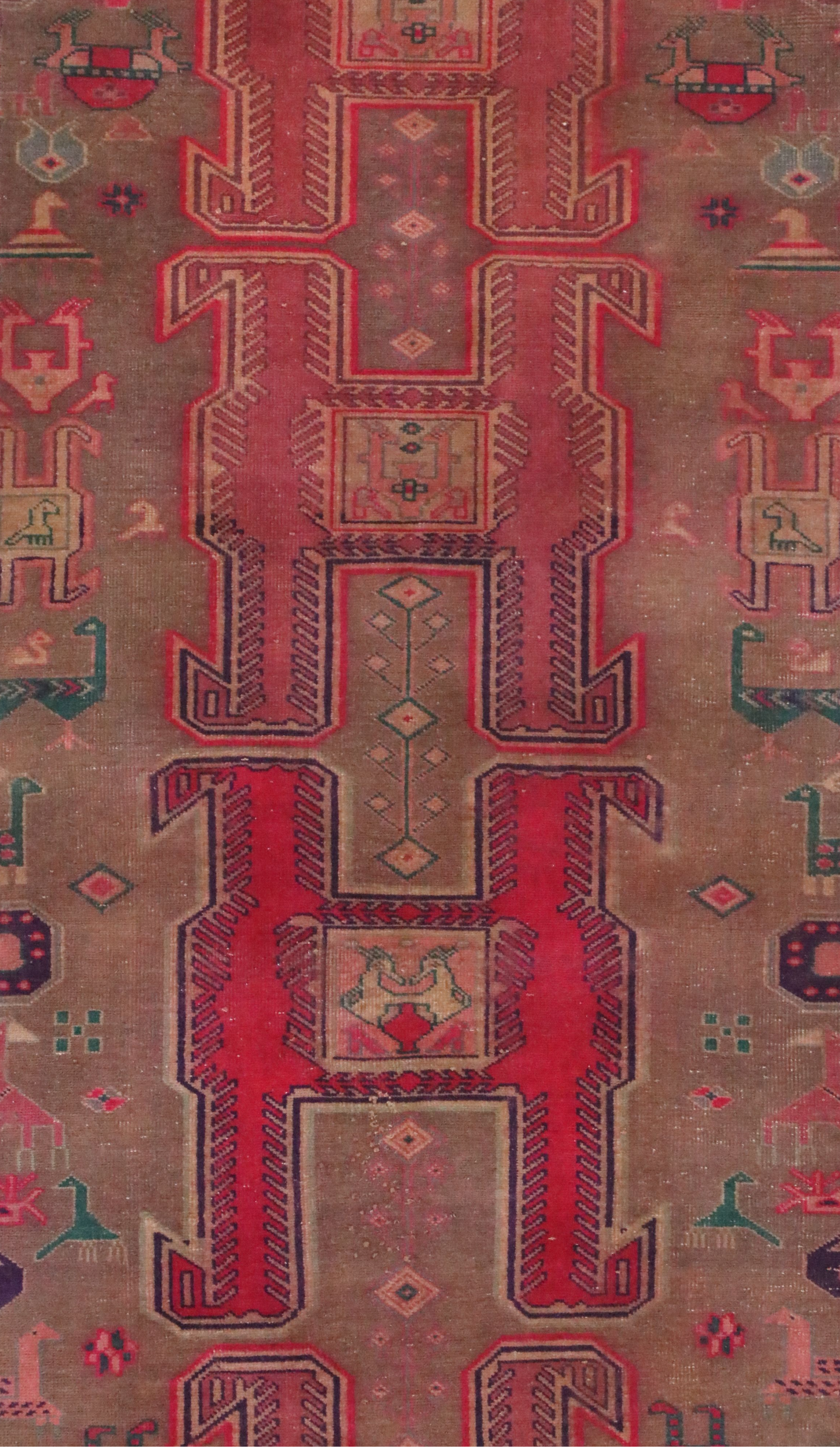 2'8 x 6' Hand-Knotted Caucasian Lenkoran Remnant Carpet Runner
