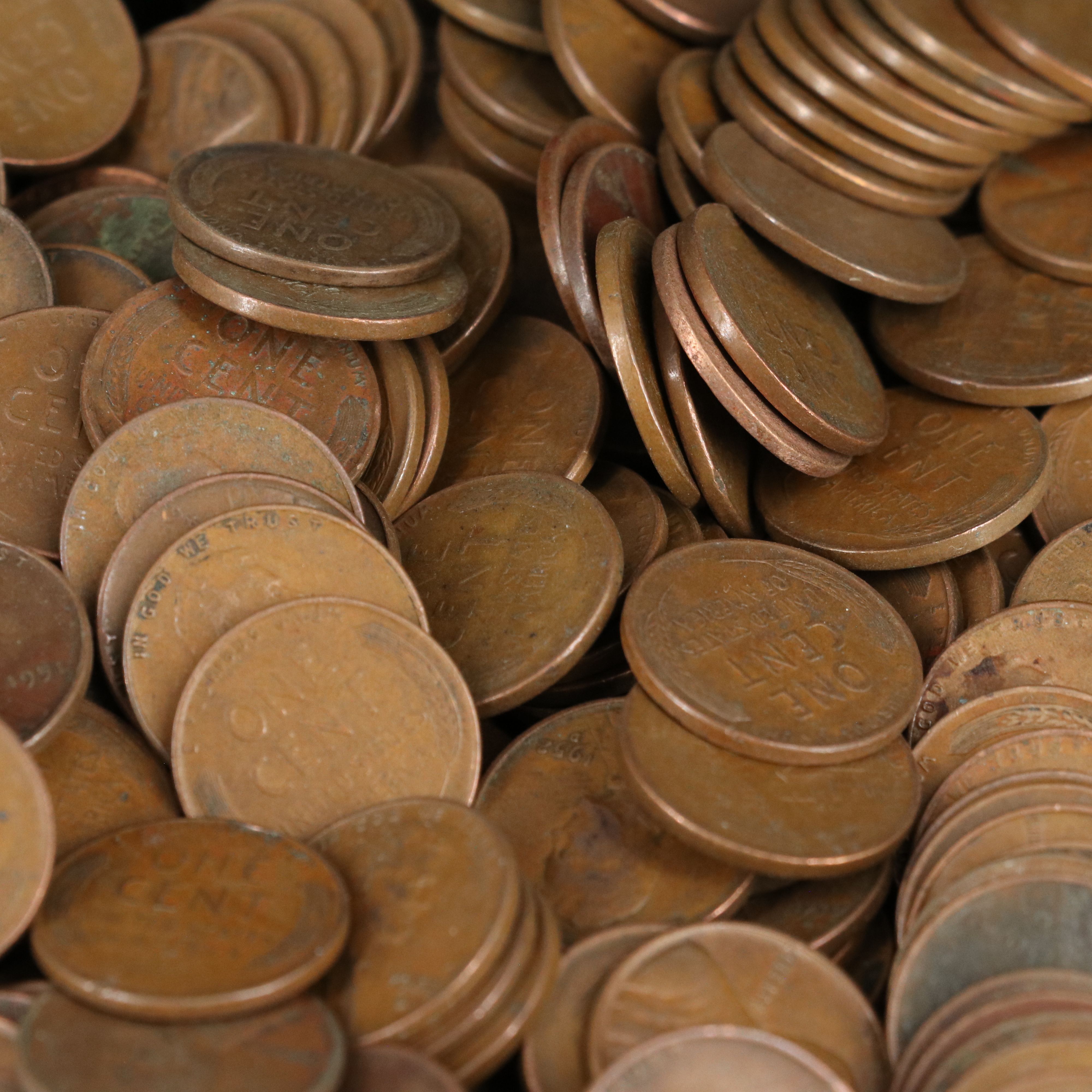1,000 Lincoln Wheat Cents and 3-Coin WWII Steel Cent Set