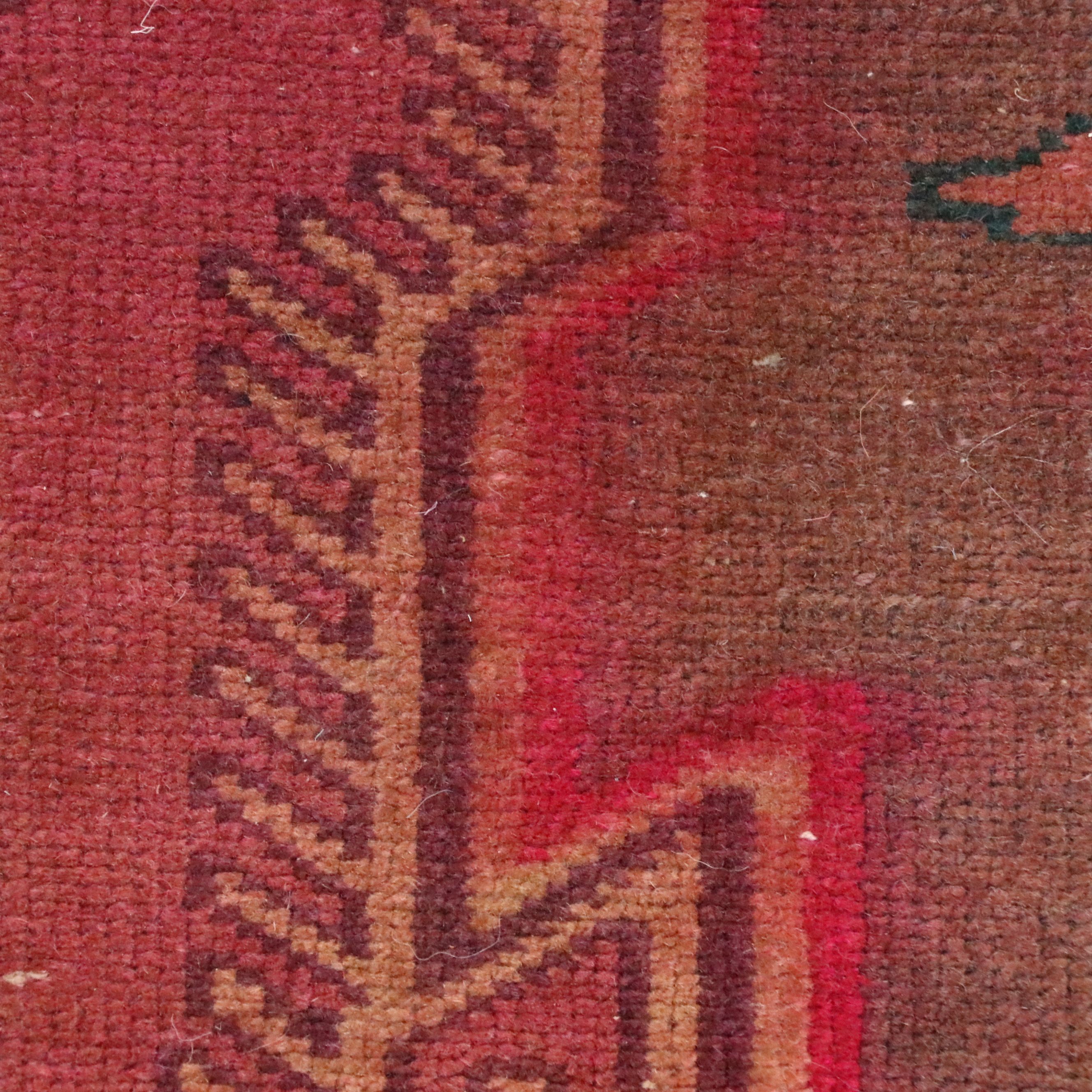 2'8 x 6' Hand-Knotted Caucasian Lenkoran Remnant Carpet Runner