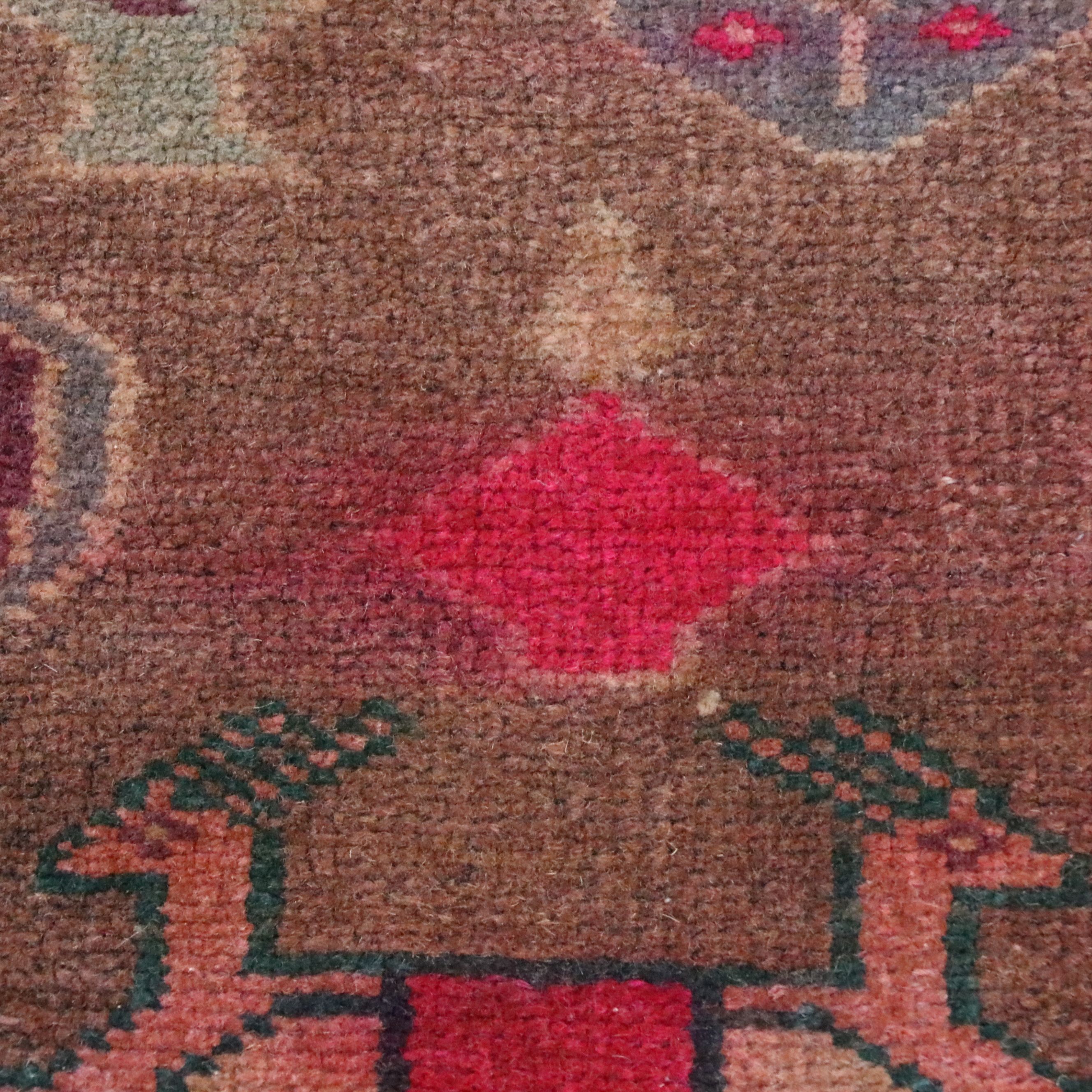 2'8 x 6' Hand-Knotted Caucasian Lenkoran Remnant Carpet Runner