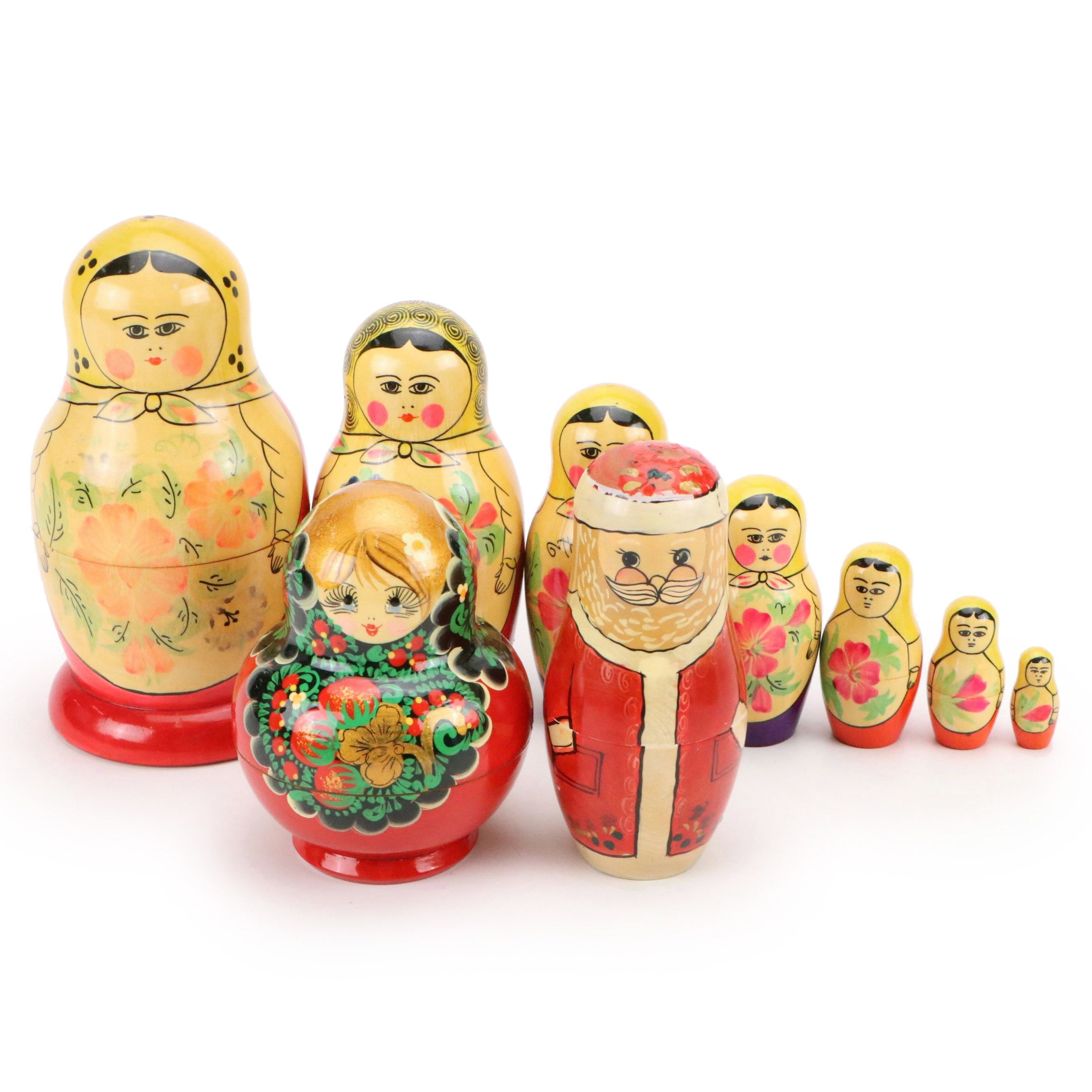 Russian Style Wood Matryoshka Dolls