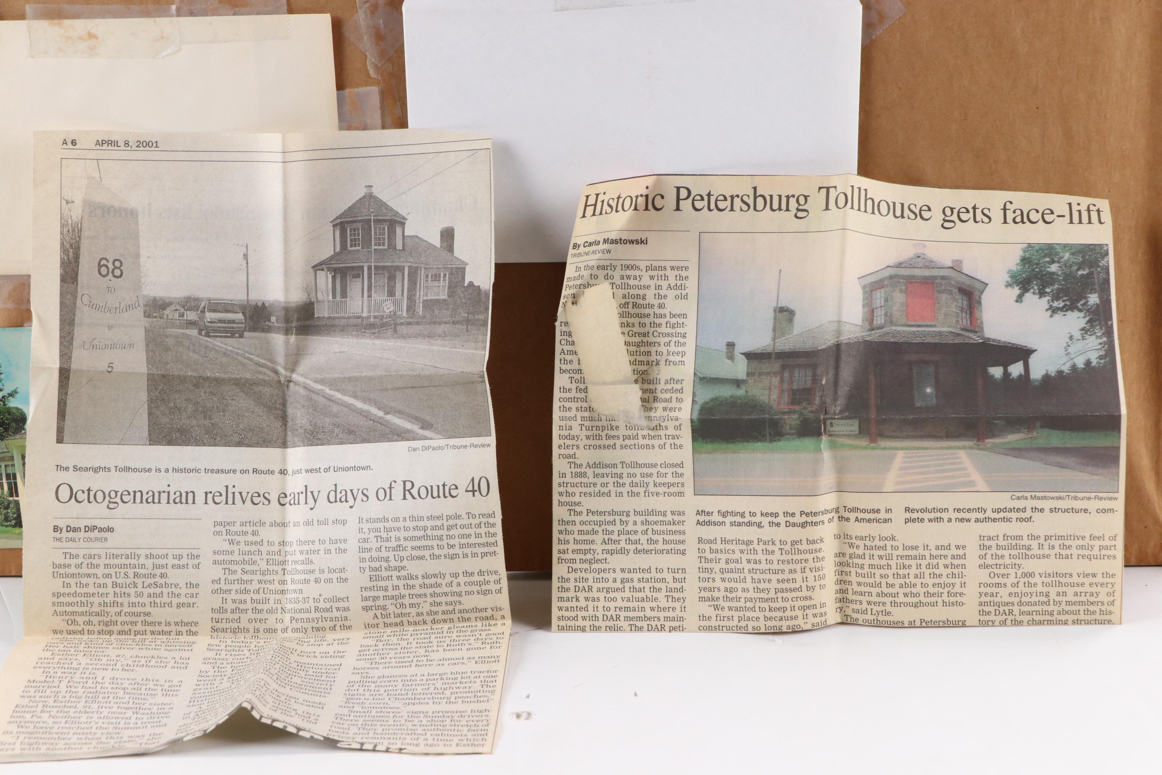 Marge Cramer Linocut "Toll House," Late 20th Century