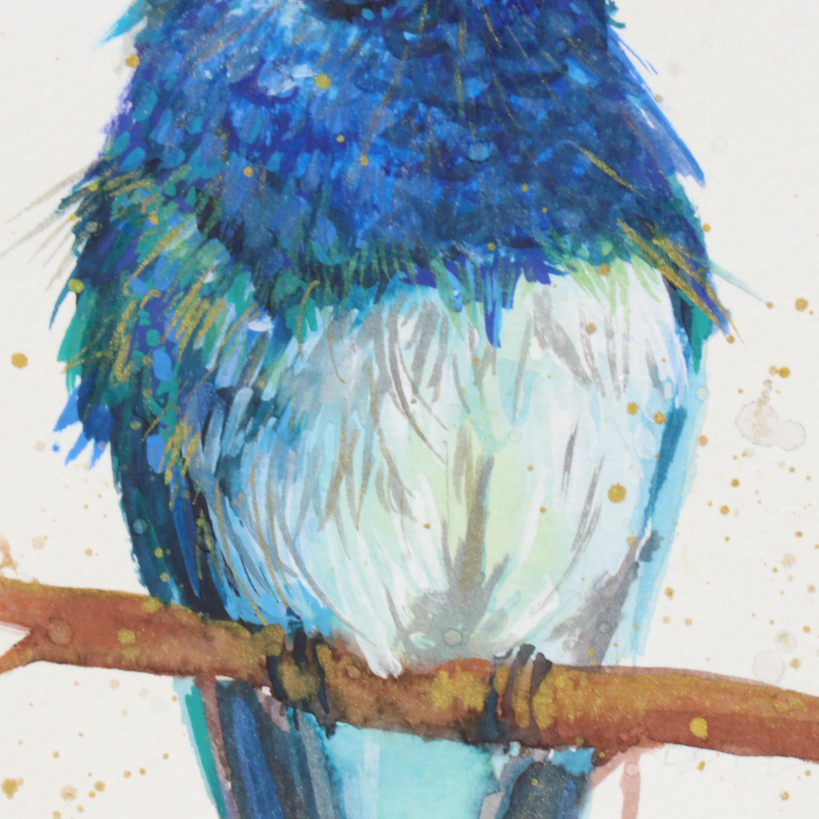 Inga Kovalenko Watercolor Painting of Hummingbird, 2025