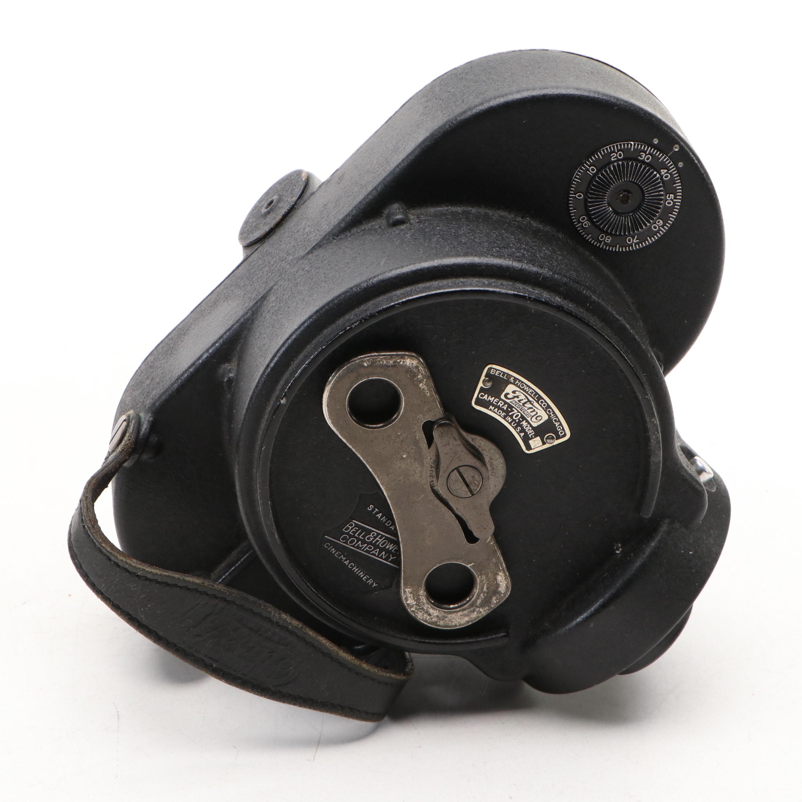 Bell & Howell Filmo Automatic Model 70 Motion Picture Camera with Case