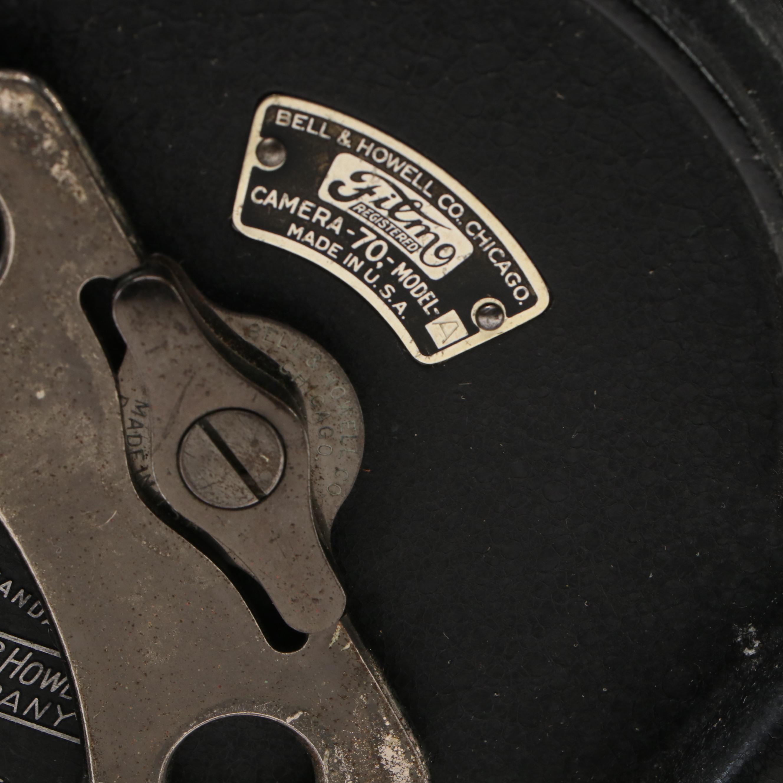 Bell & Howell Filmo Automatic Model 70 Motion Picture Camera with Case