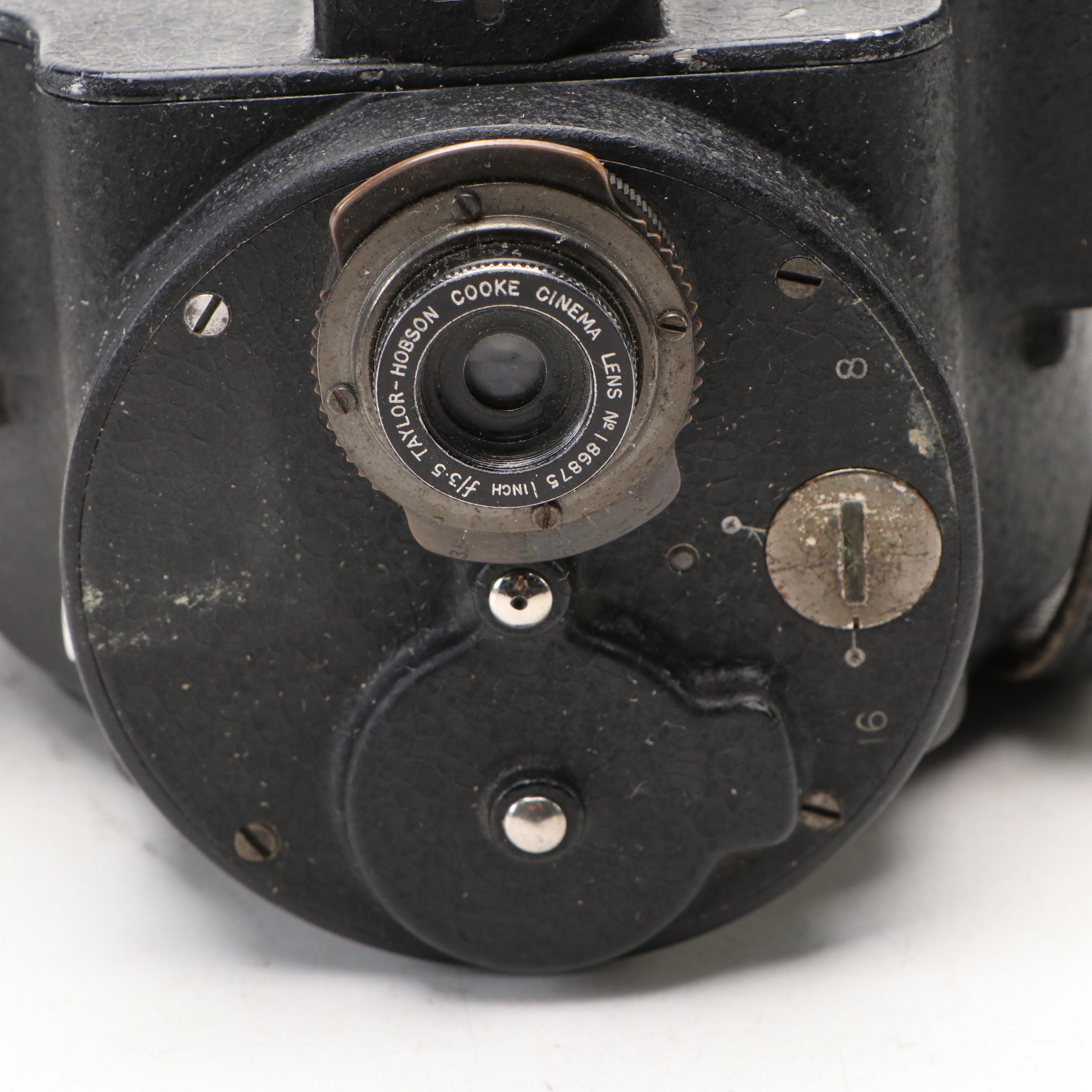 Bell & Howell Filmo Automatic Model 70 Motion Picture Camera with Case