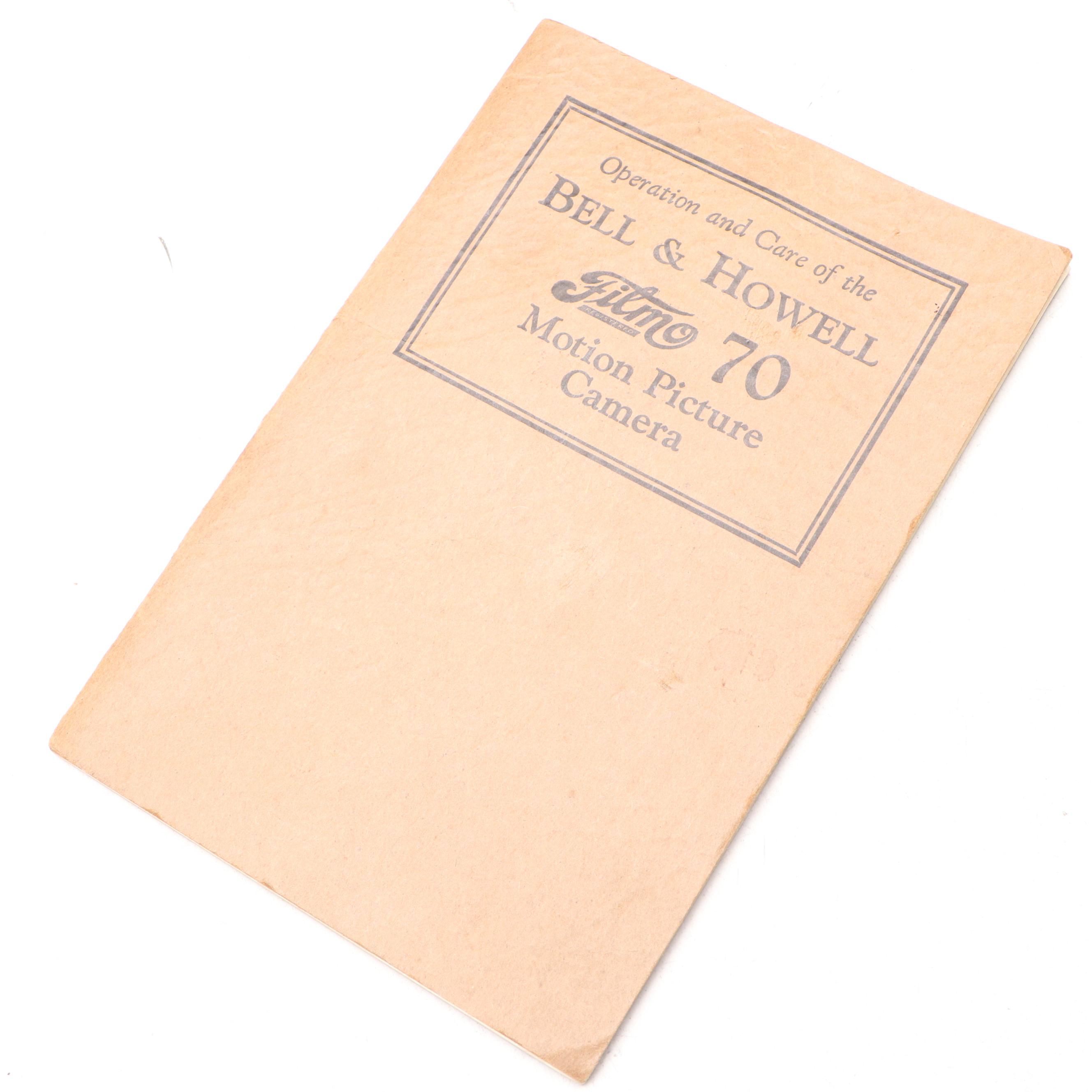 Bell & Howell Filmo Automatic Model 70 Motion Picture Camera with Case