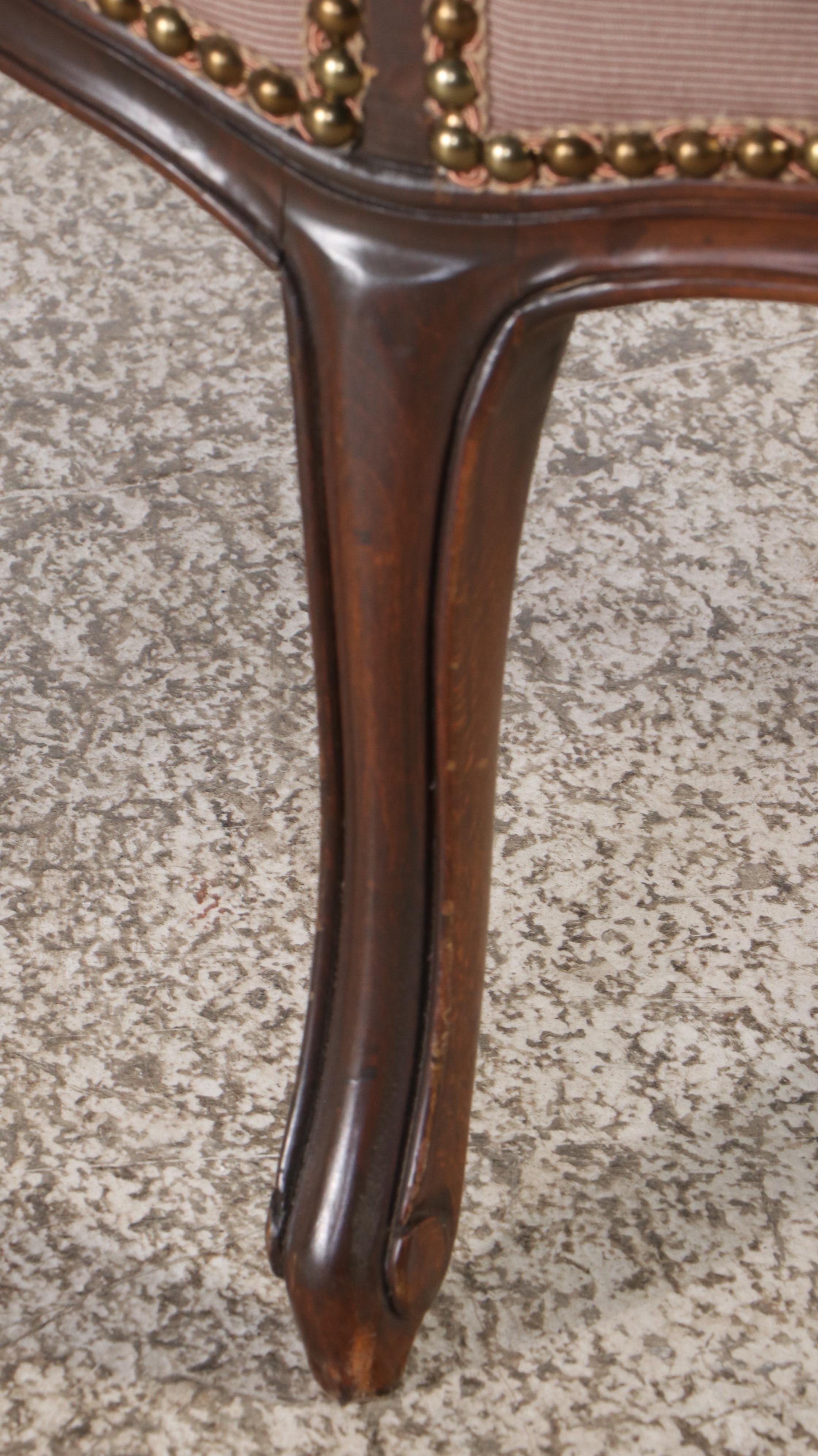 Louis XV Style Balloon Armchair, Early 20th Century