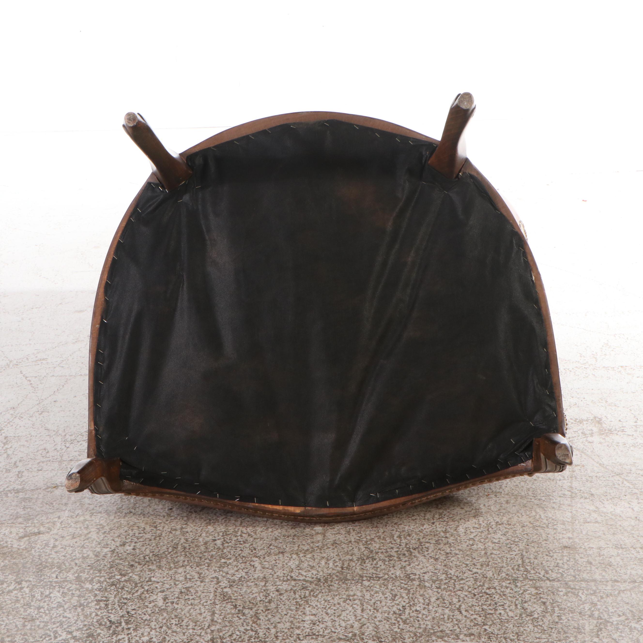 Louis XV Style Balloon Armchair, Early 20th Century