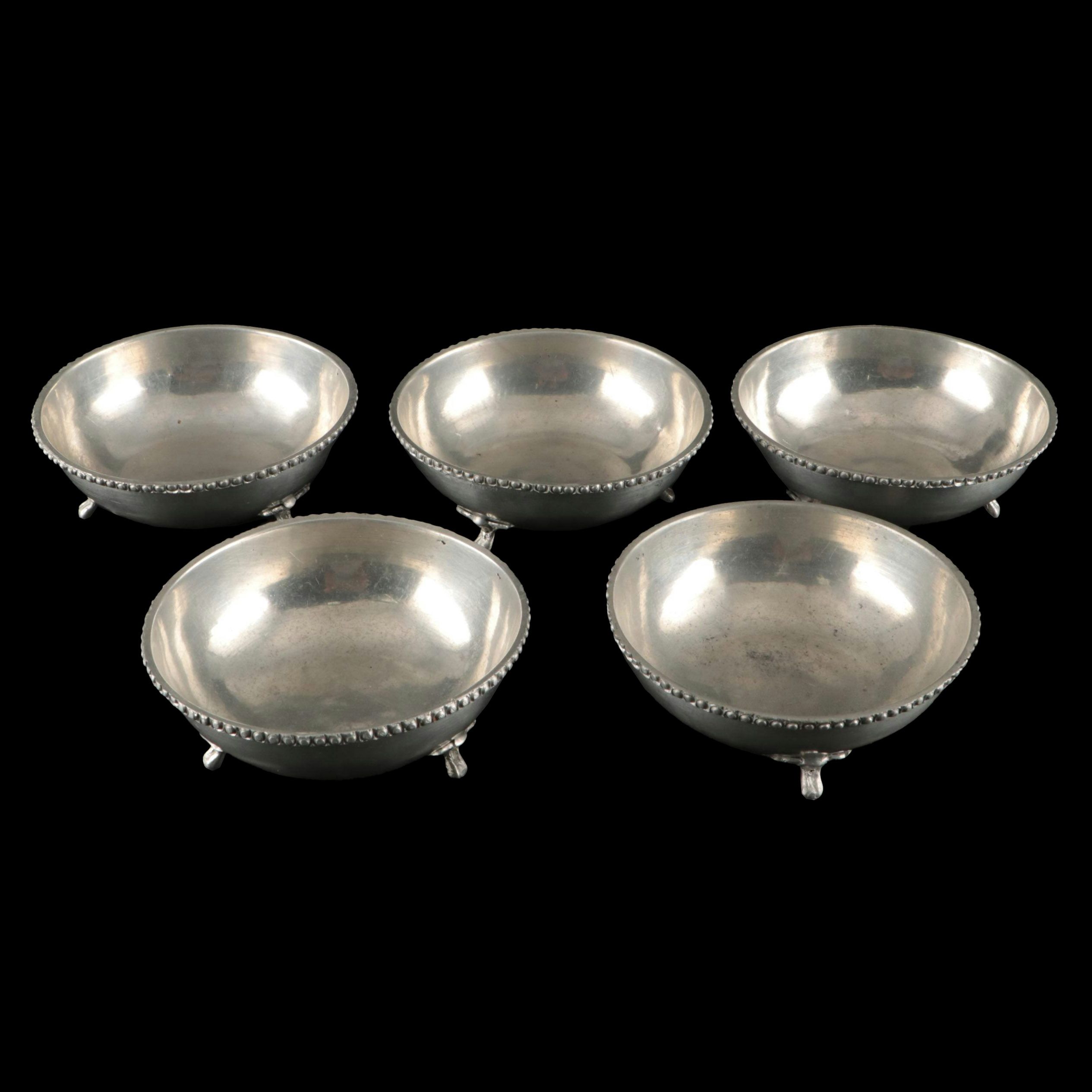Santiago Estanho Pewter Footed Bowls